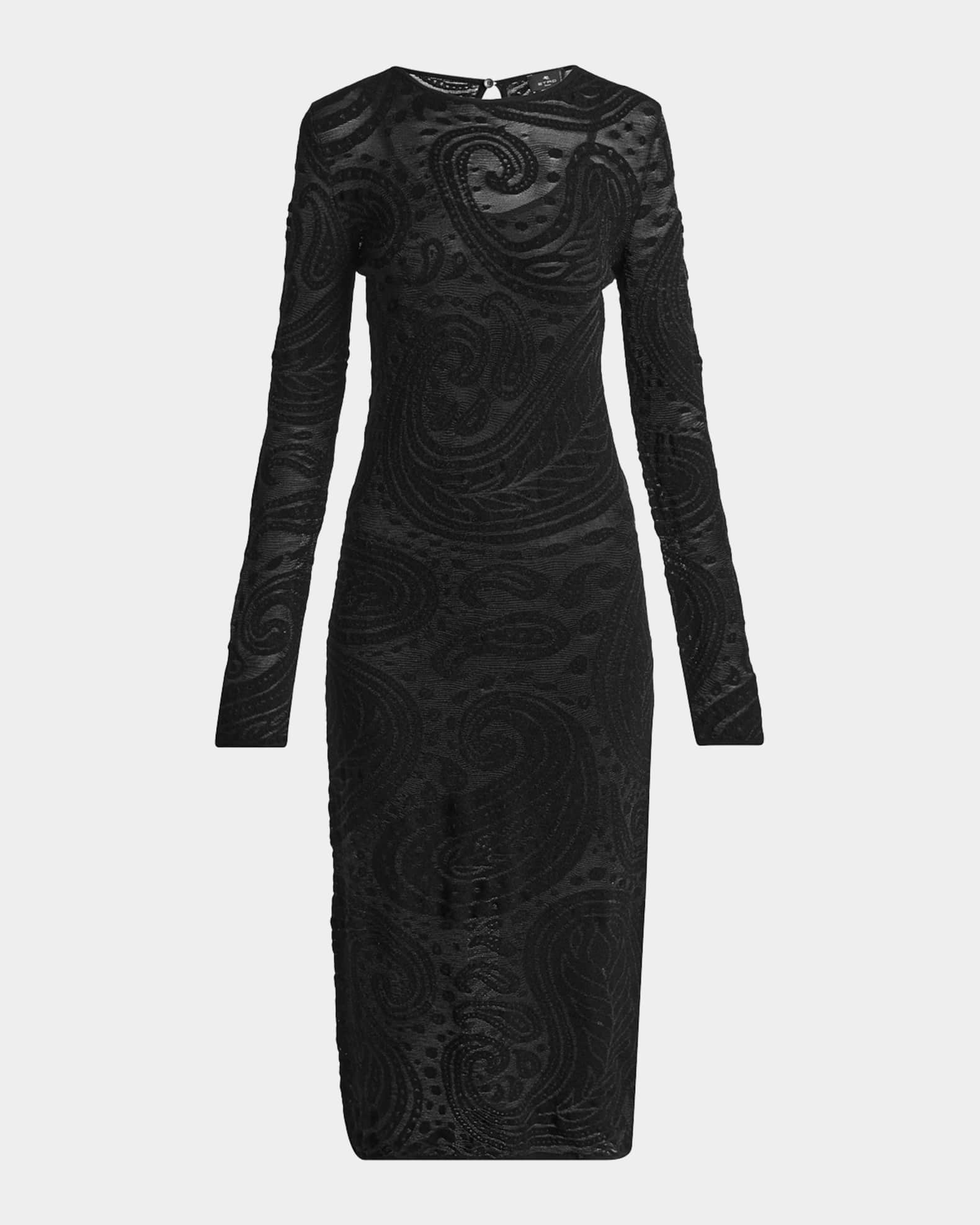 sheer knit long sleeve dress Women's Sheer Knit Long Sleeve Maxi Sweater Dress, Hollow-Out Slit Long Knit  Sweater Dress With Metal Rings, Medium Stretch Solid Pink Color, Suitable  For Spring, Summer, Autumn, Beach, Resort