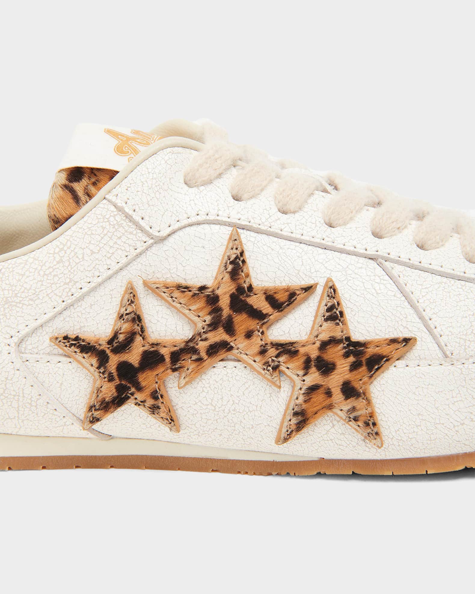 AMIRI レオパード柄 ローカットスニーカー Amiri Pacific Leopard Calf Hair and Leather Low-Top Sneakers
