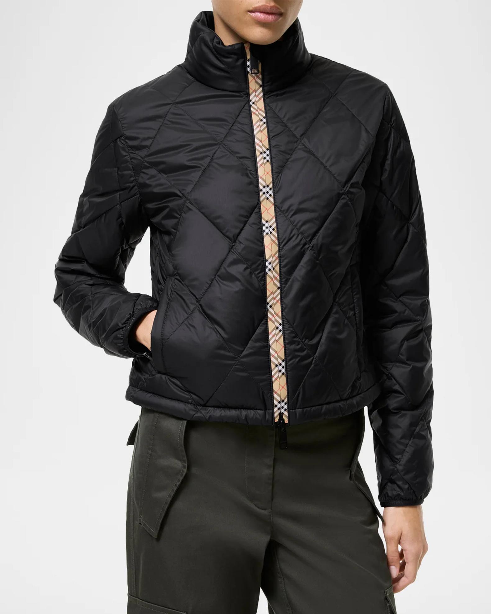 Burberry Bramford Quilted Zip Jacket | Neiman Marcus