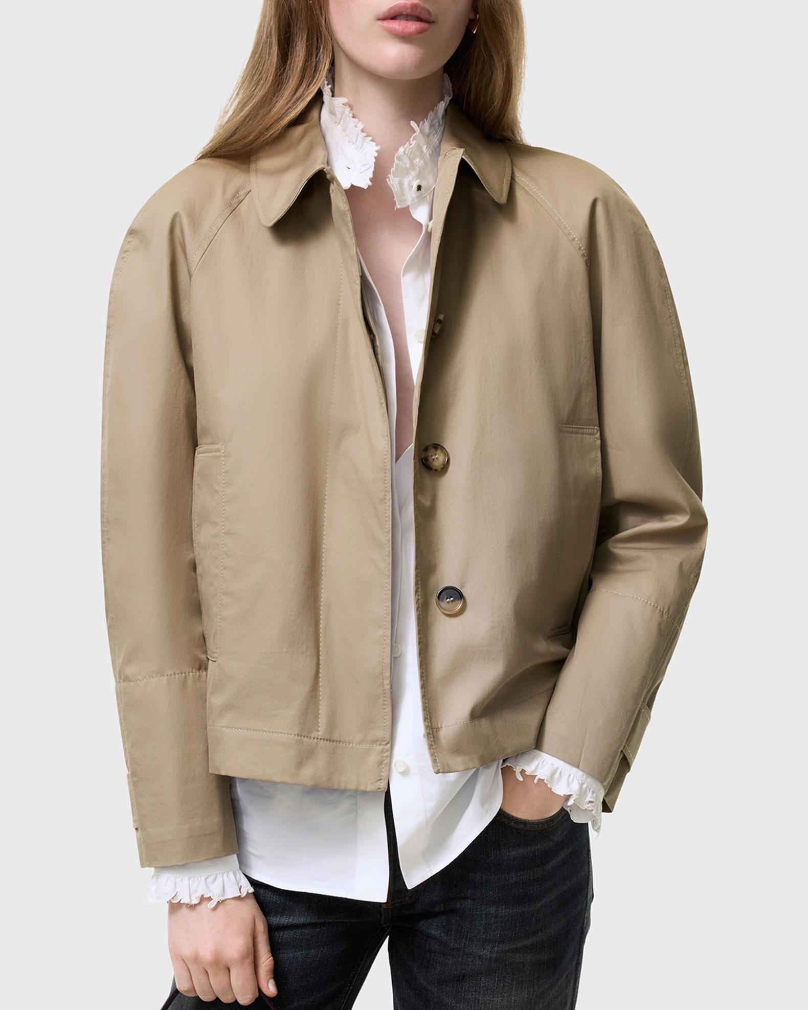 Burberry Tropical Cotton Gabardine Jacket | Neiman Marcus