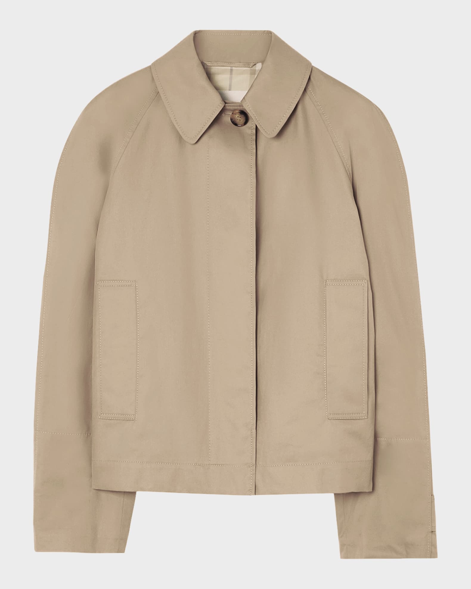 Burberry Tropical Cotton Gabardine Jacket | Neiman Marcus