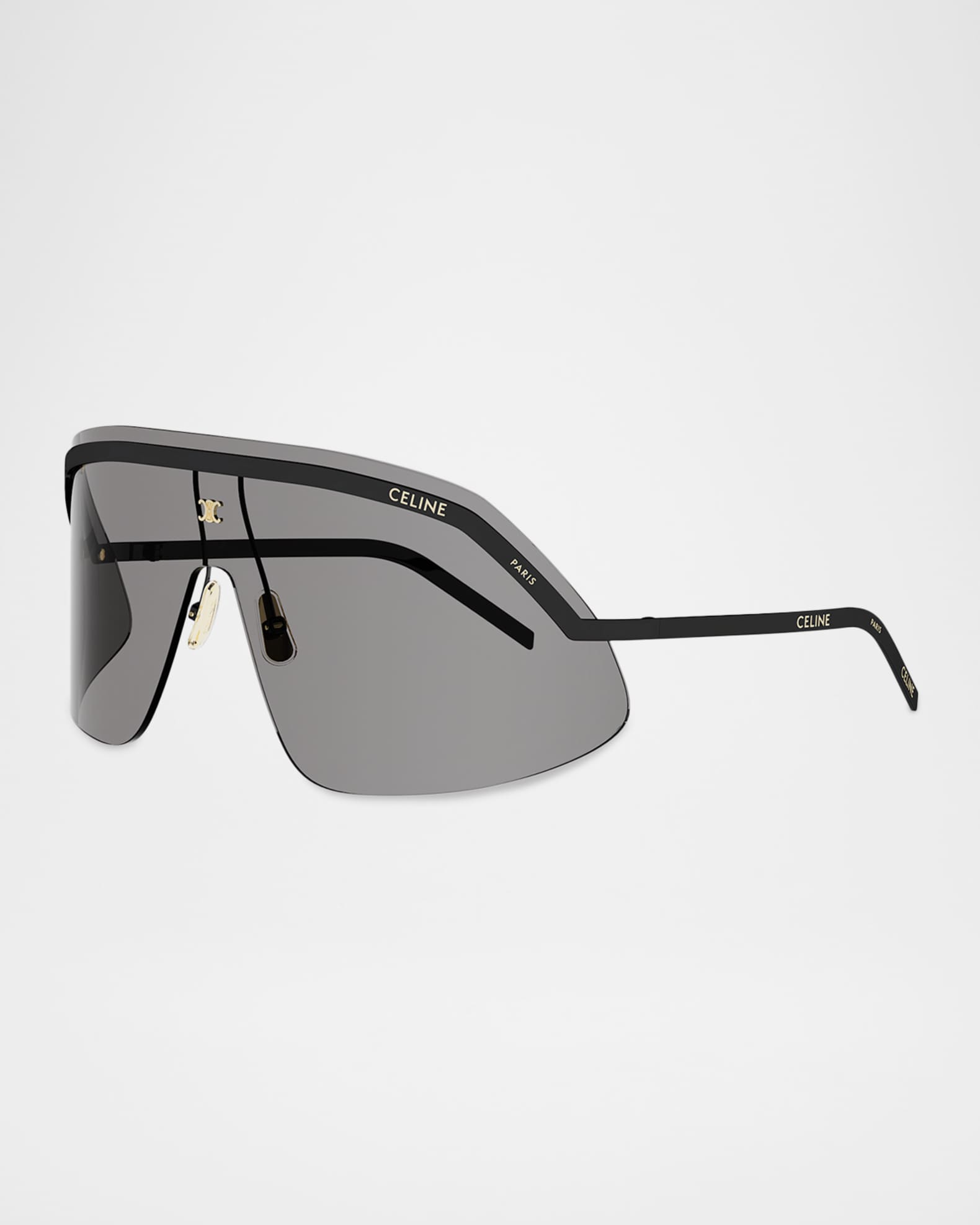 Celine Morning Shade Metal Mask Sunglasses | Neiman Marcus