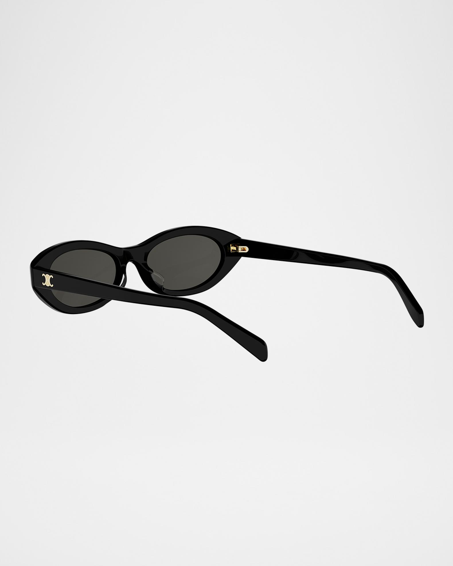 CELINE Triomphe Mini 54mm Round Sunglasses | Neiman Marcus