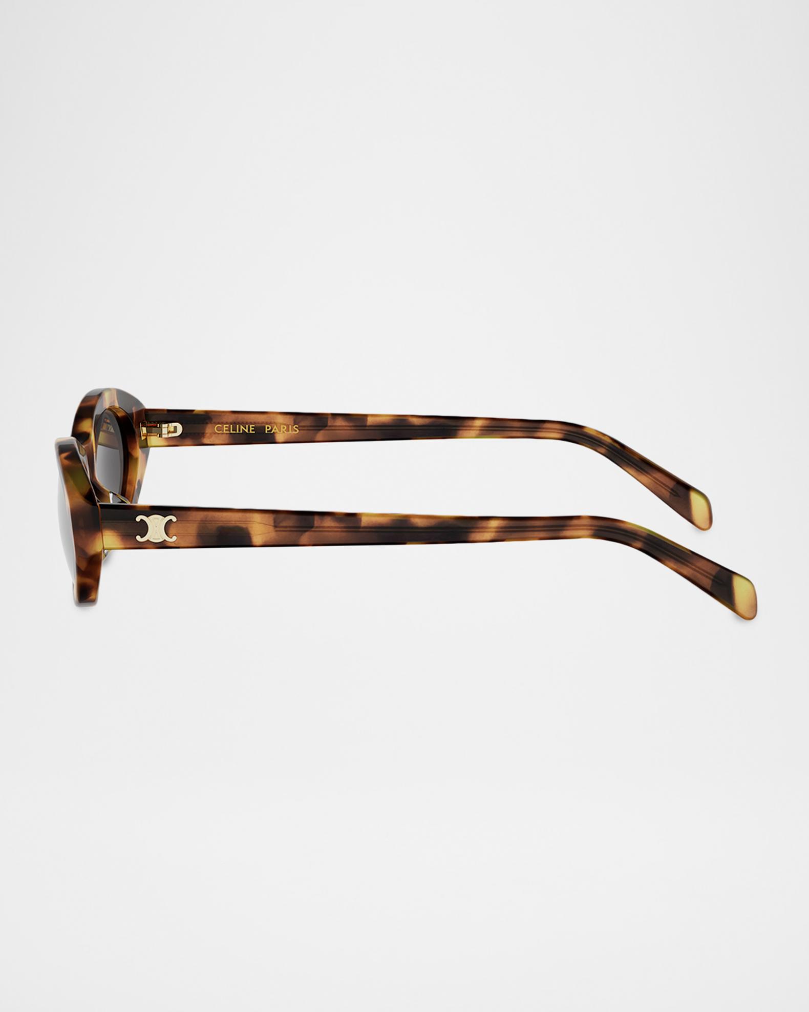 Celine Triomphe Mini 54mm Oval Sunglasses | Neiman Marcus