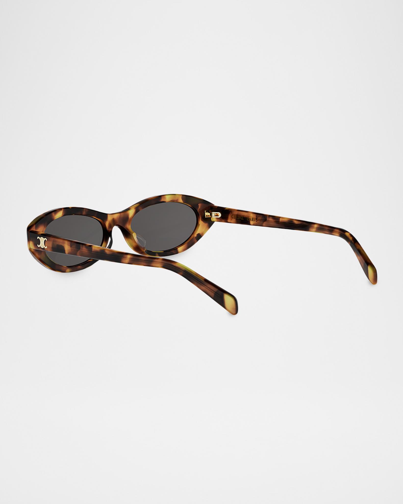 Celine Triomphe Mini 54mm Oval Sunglasses | Neiman Marcus display picture 3
