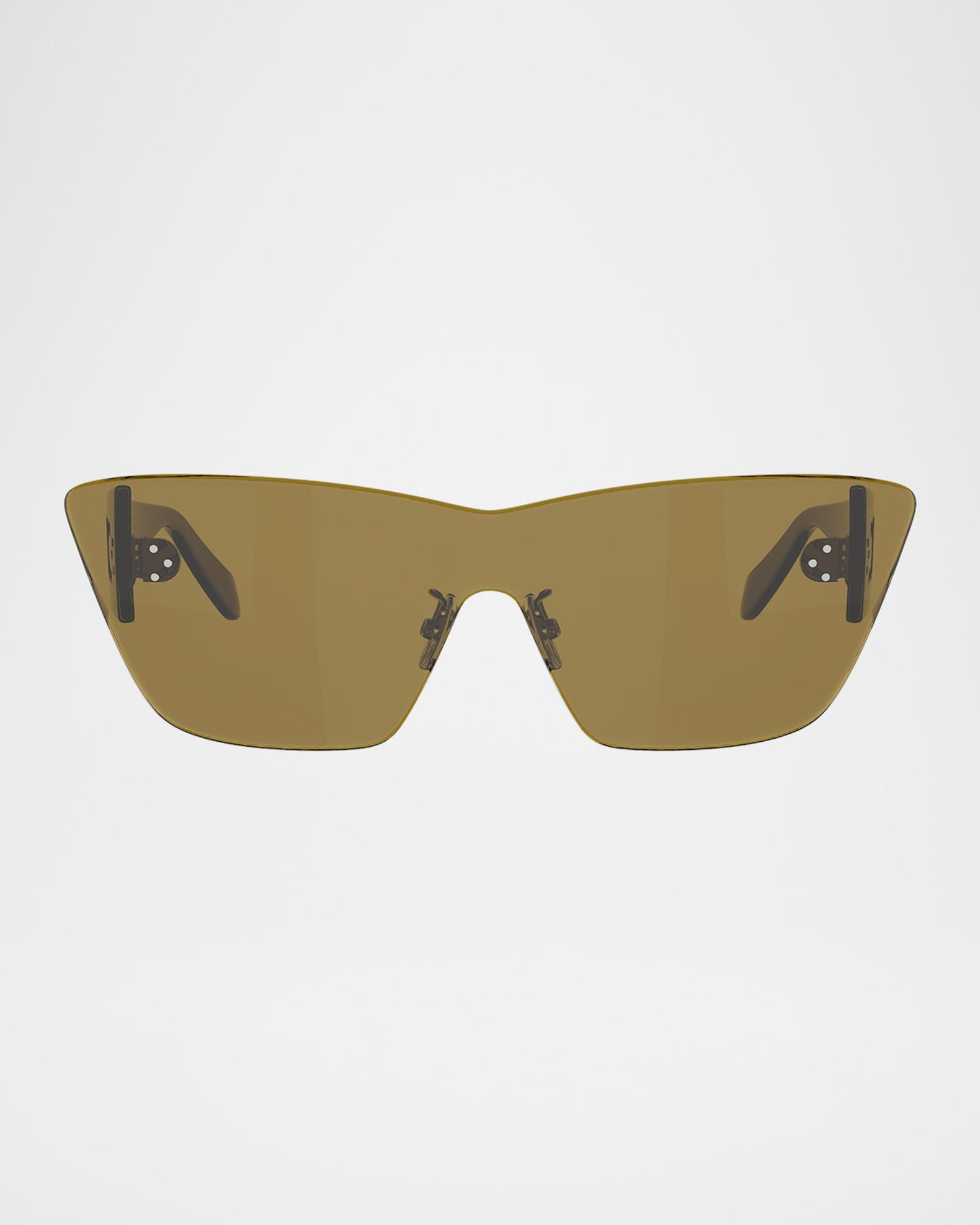 CELINE Sundown Shade Cat-Eye Shield Sunglasses | Neiman Marcus display picture 2