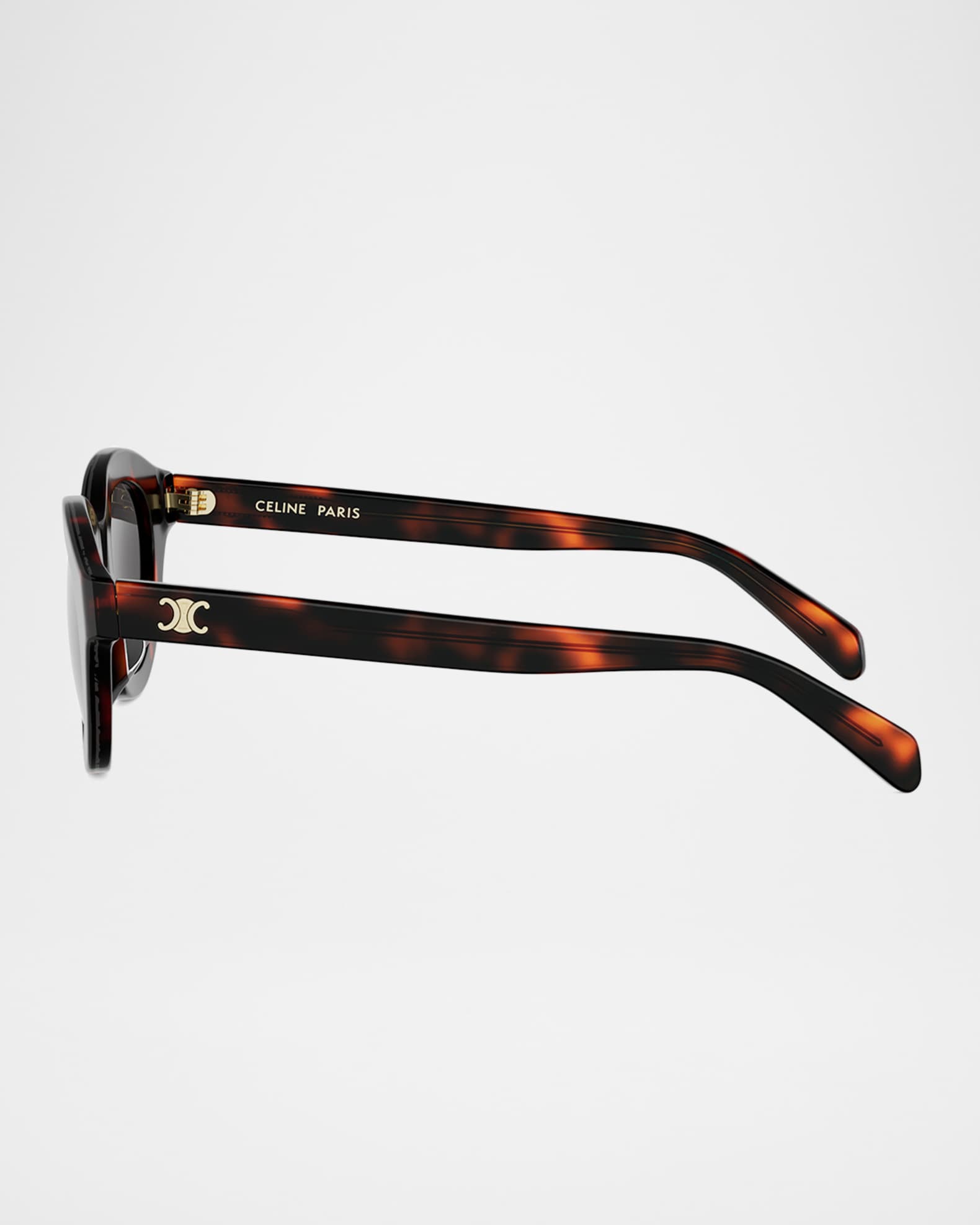 Celine Triomphe Mini 47mm Round Sunglasses | Neiman Marcus