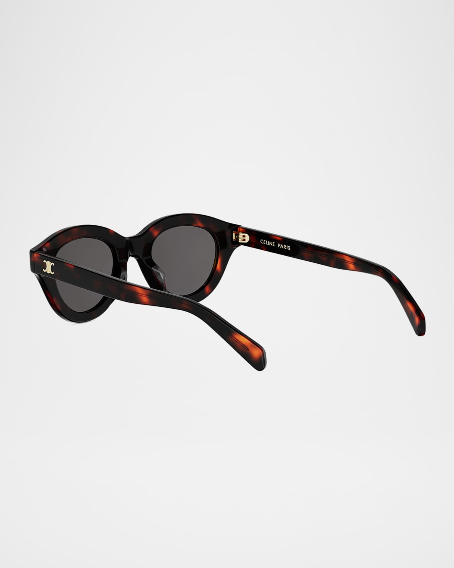 Celine Triomphe Mini 47mm Round Sunglasses | Neiman Marcus