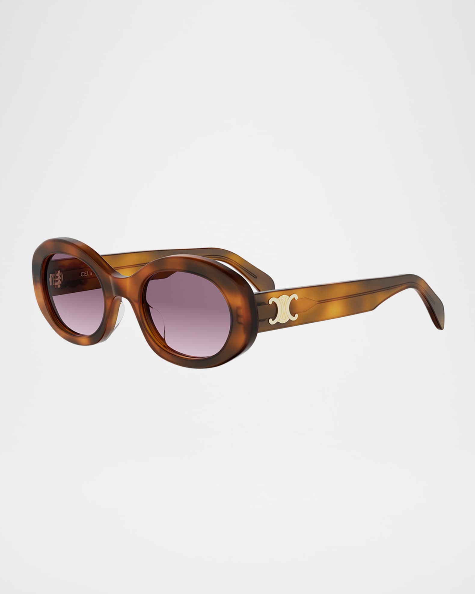 小物 CELINE Rimless Triomphe Stud Sunglasses Celine Triomphe 52mm Oval Sunglasses | Neiman Marcus
