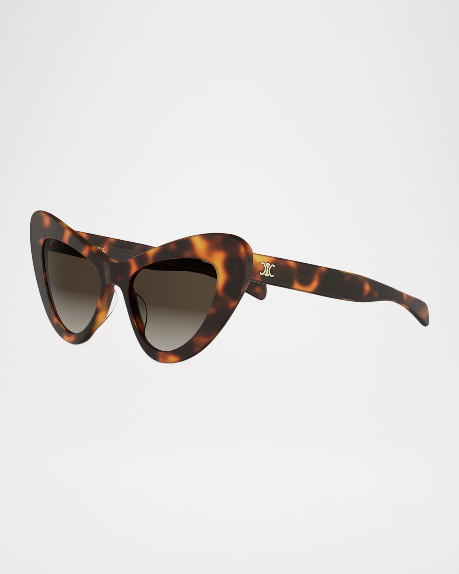 Celine Triomphe Mini HD 52mm Cat-Eye Sunglasses | Neiman Marcus