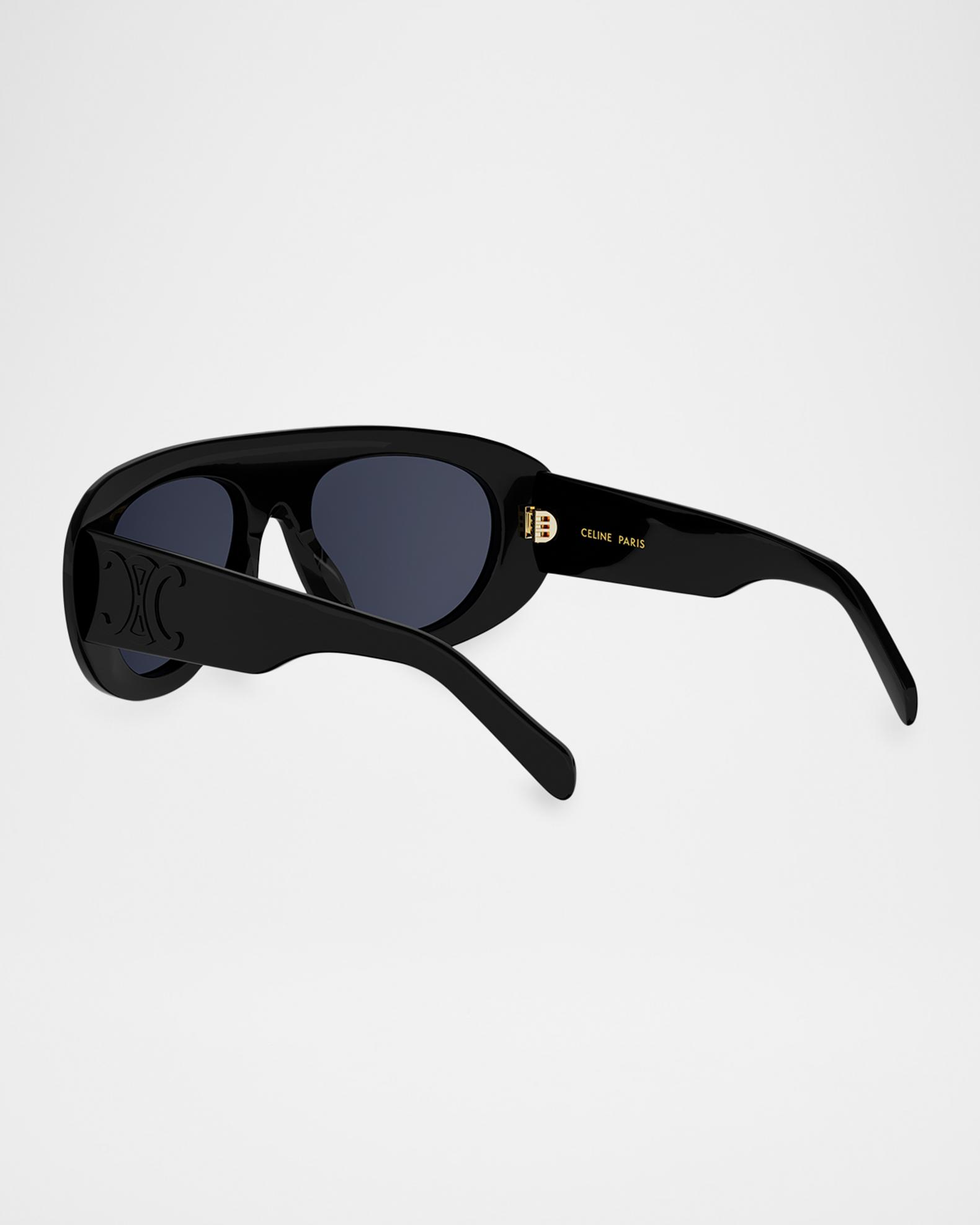 CELINE サングラス CELINE Triomphe Stamp 57mm Mask Sunglasses | Neiman Marcus