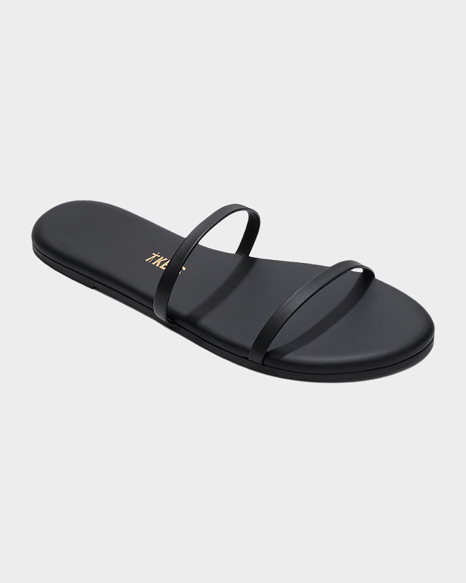 Tkees Gemma Leather Flat Sandals | Neiman Marcus
