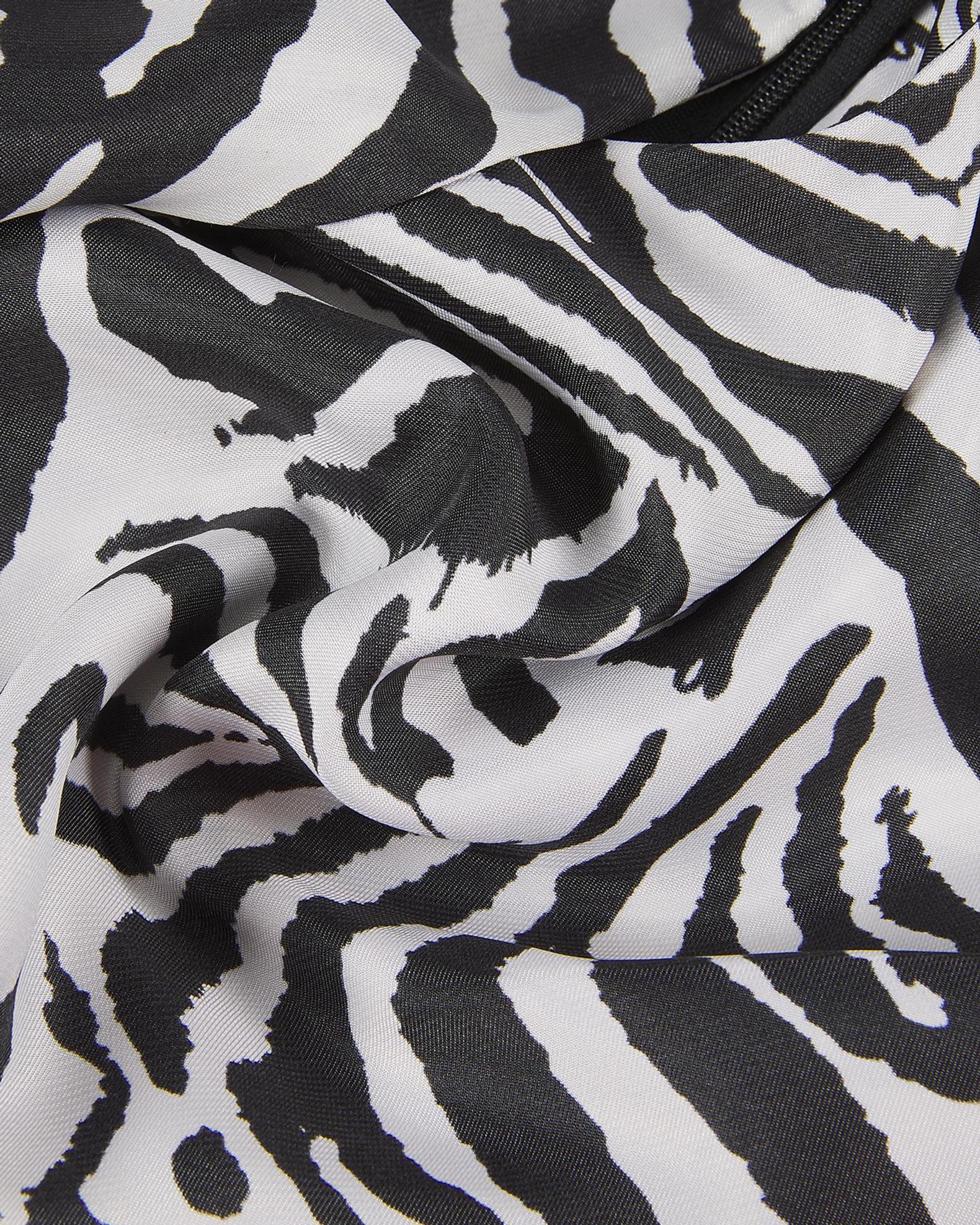 Undra Celeste Joi Zebra-Print Tie-Waist Midi Dress | Neiman Marcus