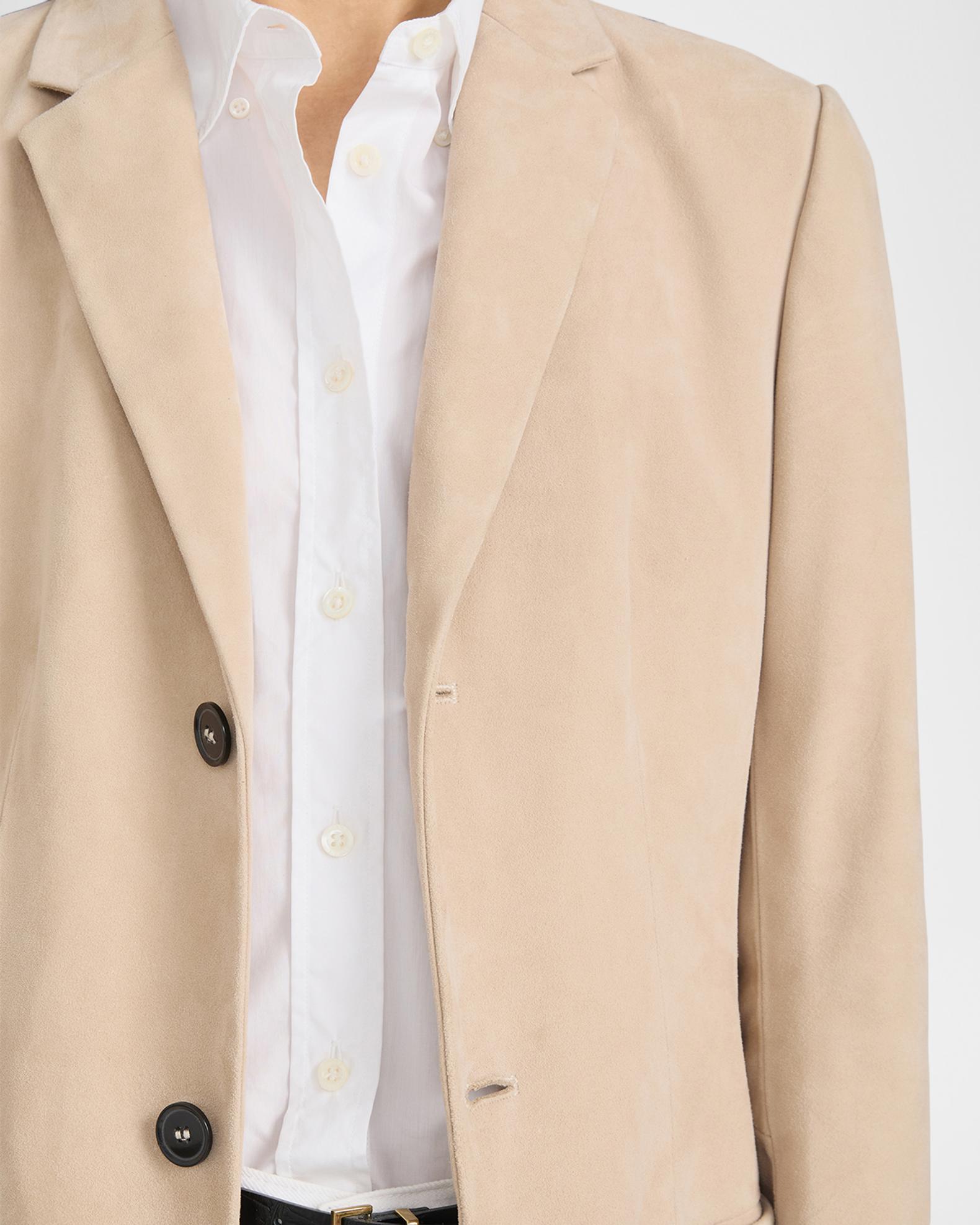 FRAME The Sleek Suede Coat | Neiman Marcus