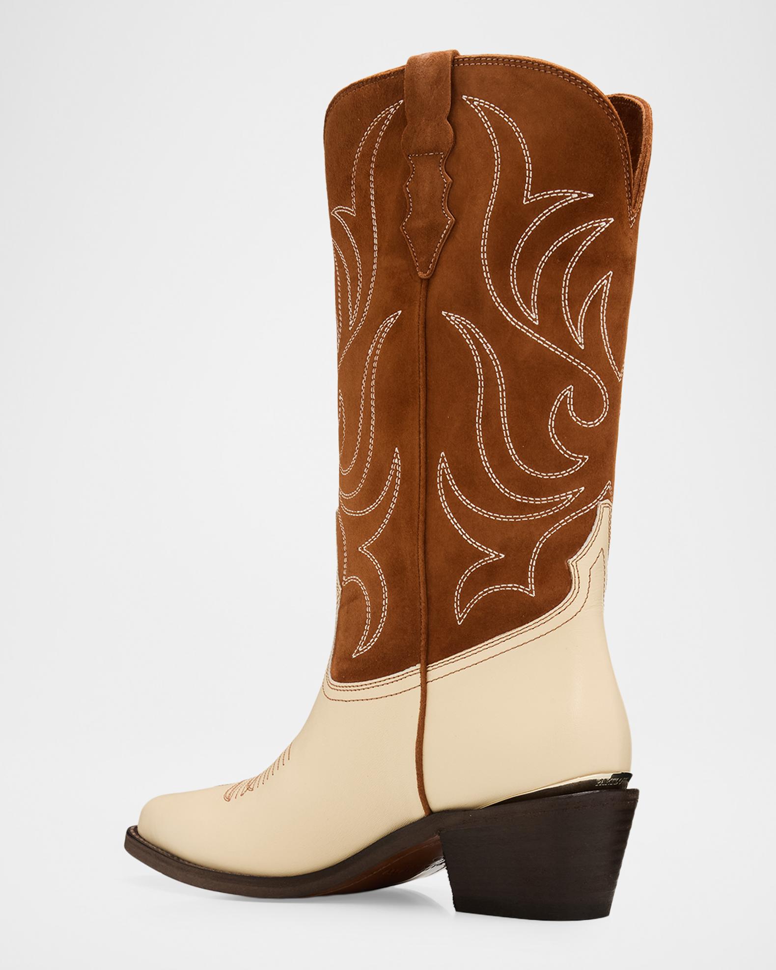 Partlow Rowan Mid-Calf Cowboy Boots | Neiman Marcus