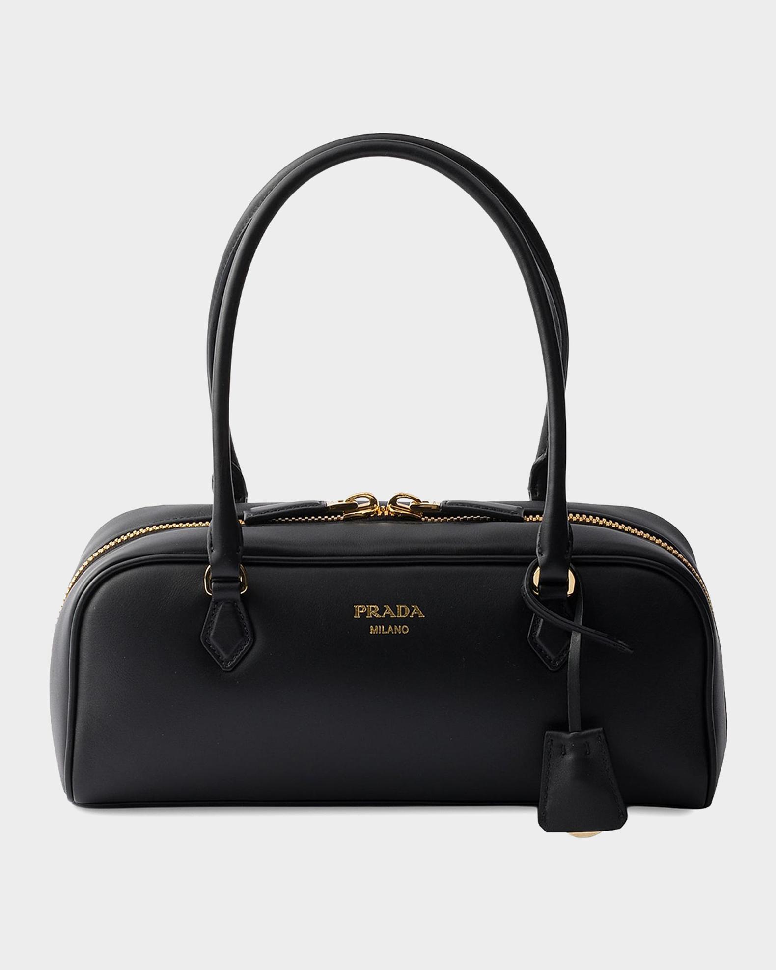 Prada Swing Leather Top-Handle Bag | Neiman Marcus