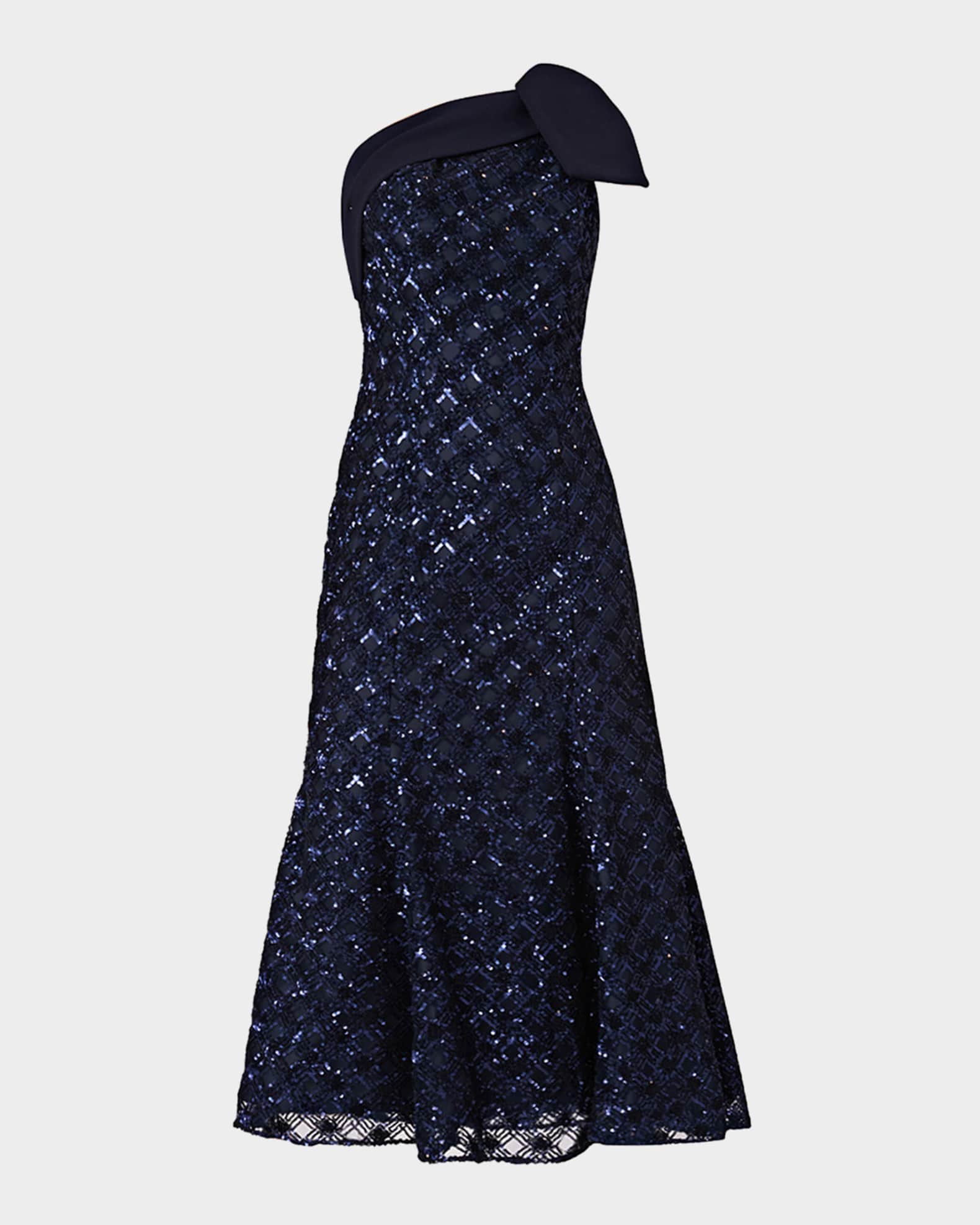 one shoulder sequin midi dress ASOS Design - One Shoulder Midi Dress - Women - Polyester/Spandex - 10 US