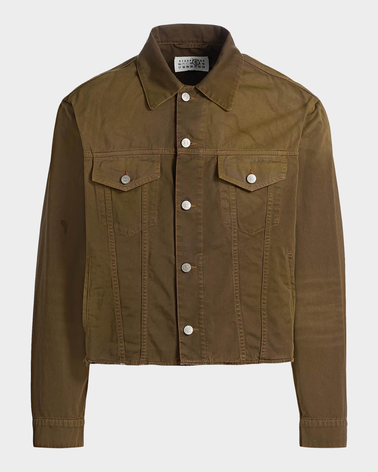 Maison Margiela Men's Denim Sports Jacket | Neiman Marcus