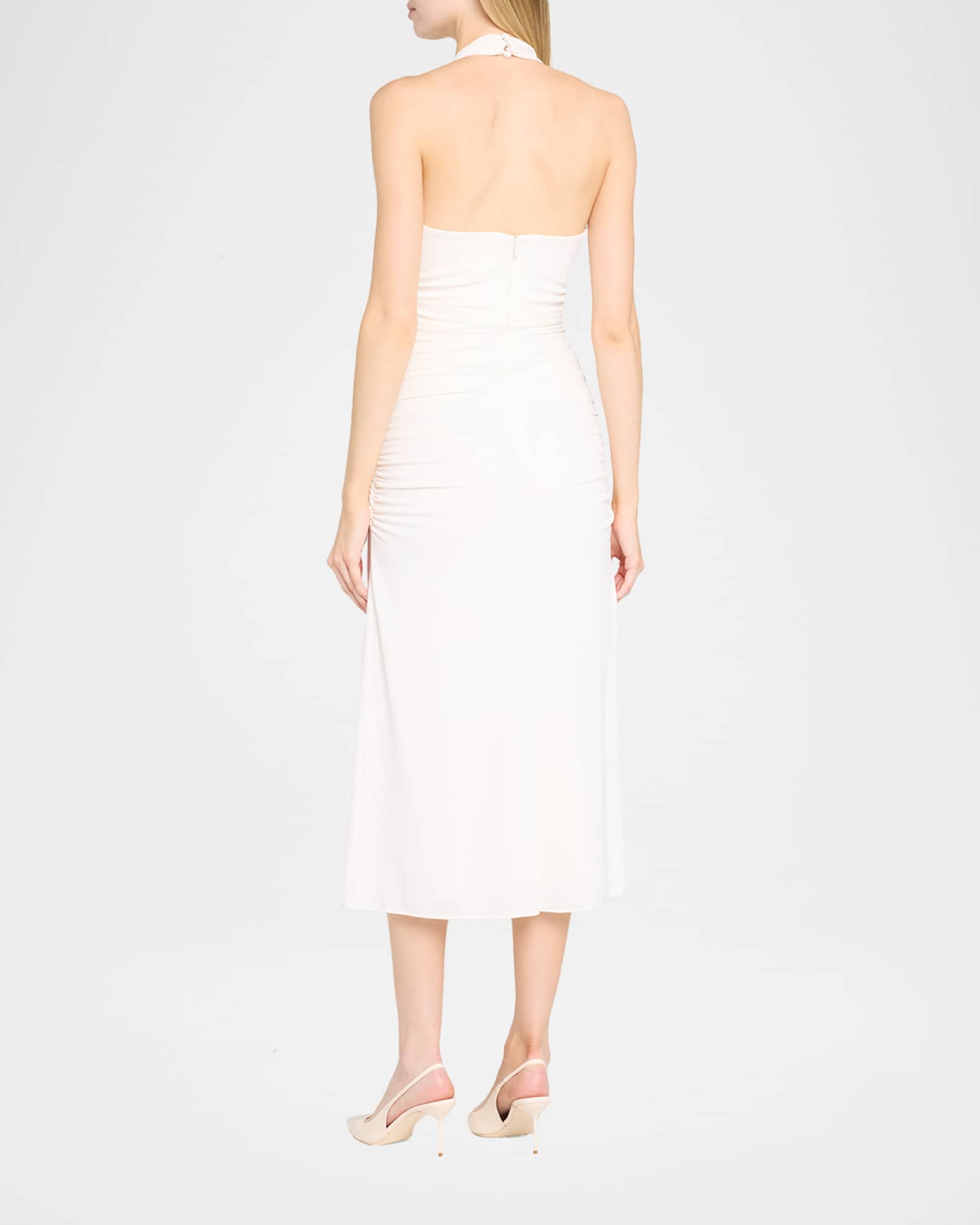 kaia midi dress NEW BANANA REPUBLIC M Kaia Silk Midi Dress Medium Black #632458