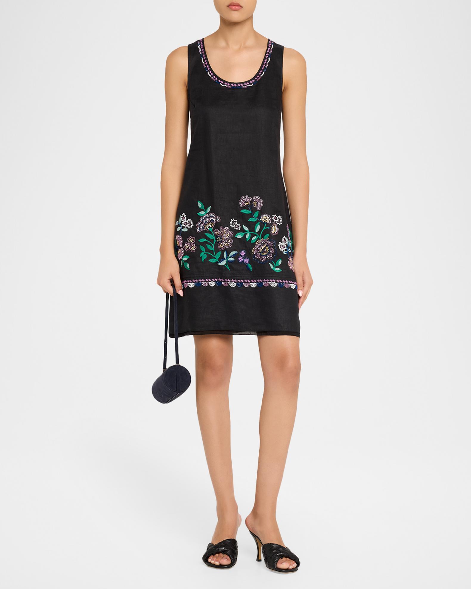 johnny was relaxed linen flounce dress Buy RELAXED LINEN FLOUNCE DRESS