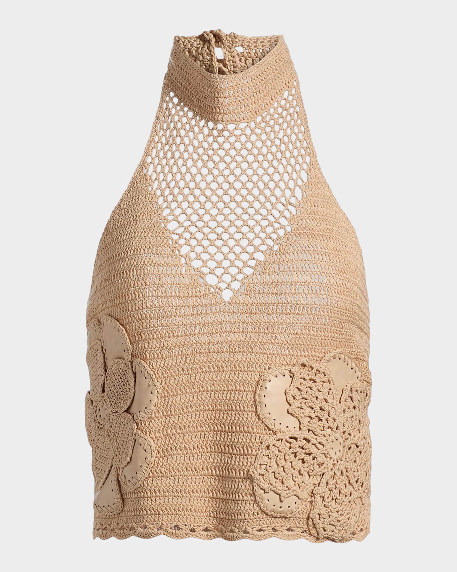 Ramy Brook Celeste Open-Knit Cotton Top | Neiman Marcus