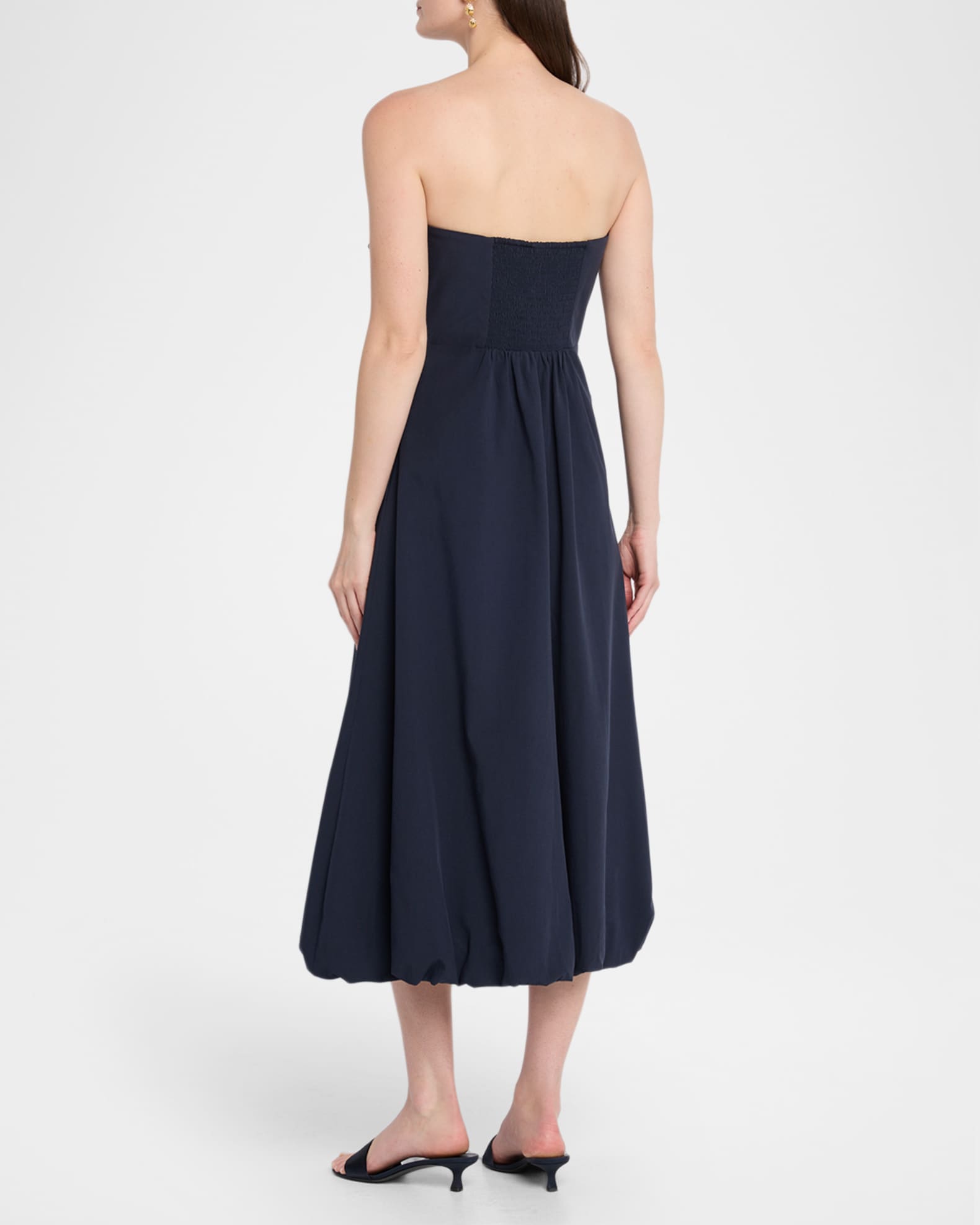 Ramy Brook Zaria Floral Bubble-Hem Midi Dress | Neiman Marcus