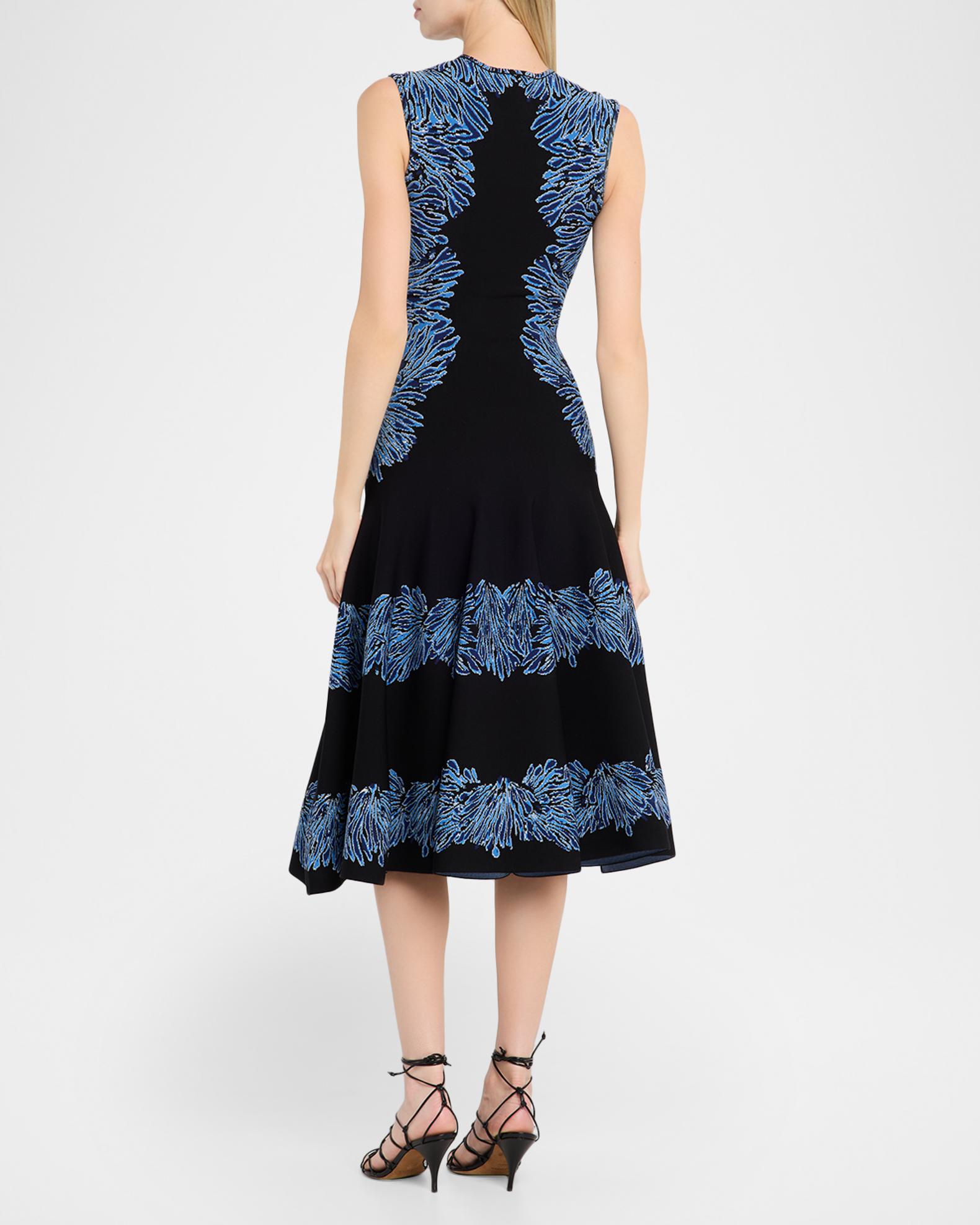 ulla johnson valentina appliqued pointelle knit midi dress Iona Sleeveless Jacquard Ivory dress