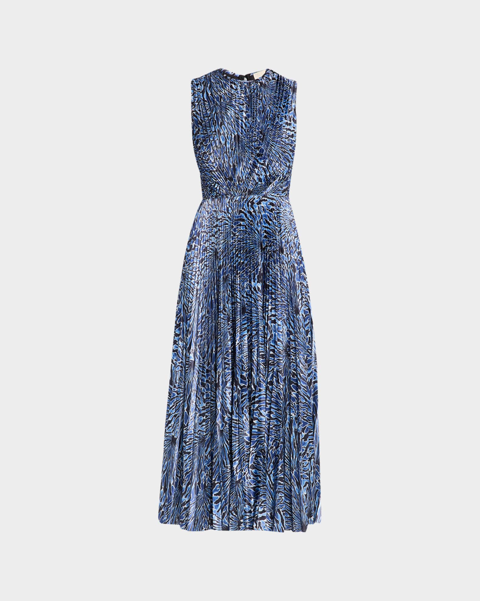 Ulla Johnson Malin Pleated Satin Midi Dress | Neiman Marcus