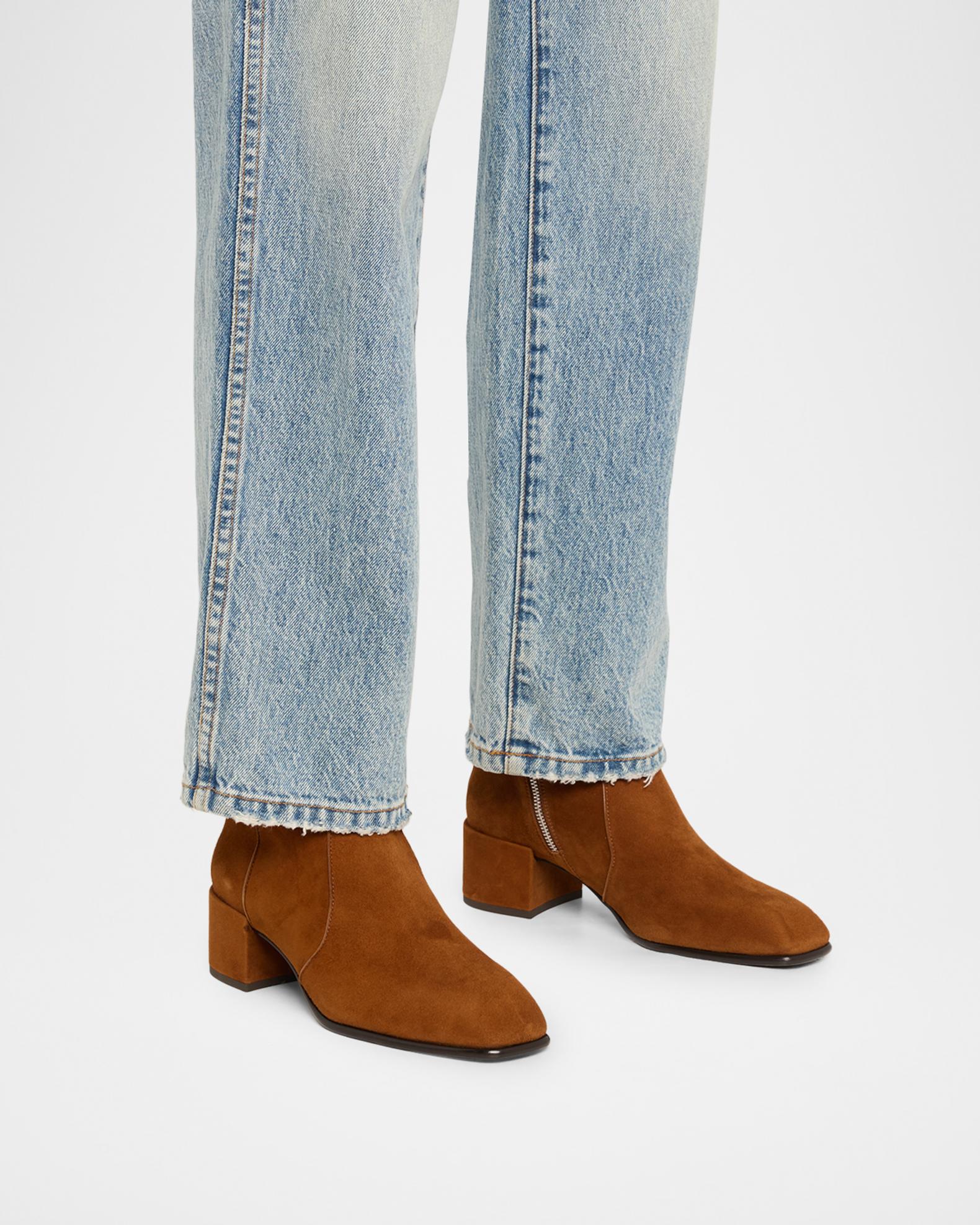 Jimmy Choo Eliot 45mm Suede Ankle Boots | Neiman Marcus