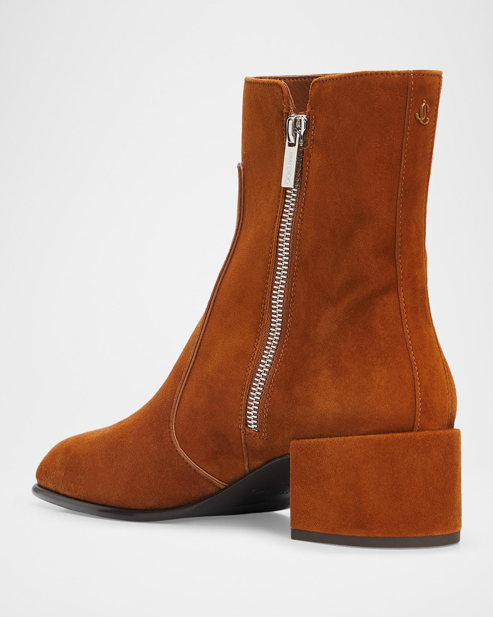 Jimmy Choo Eliot 45mm Suede Ankle Boots | Neiman Marcus