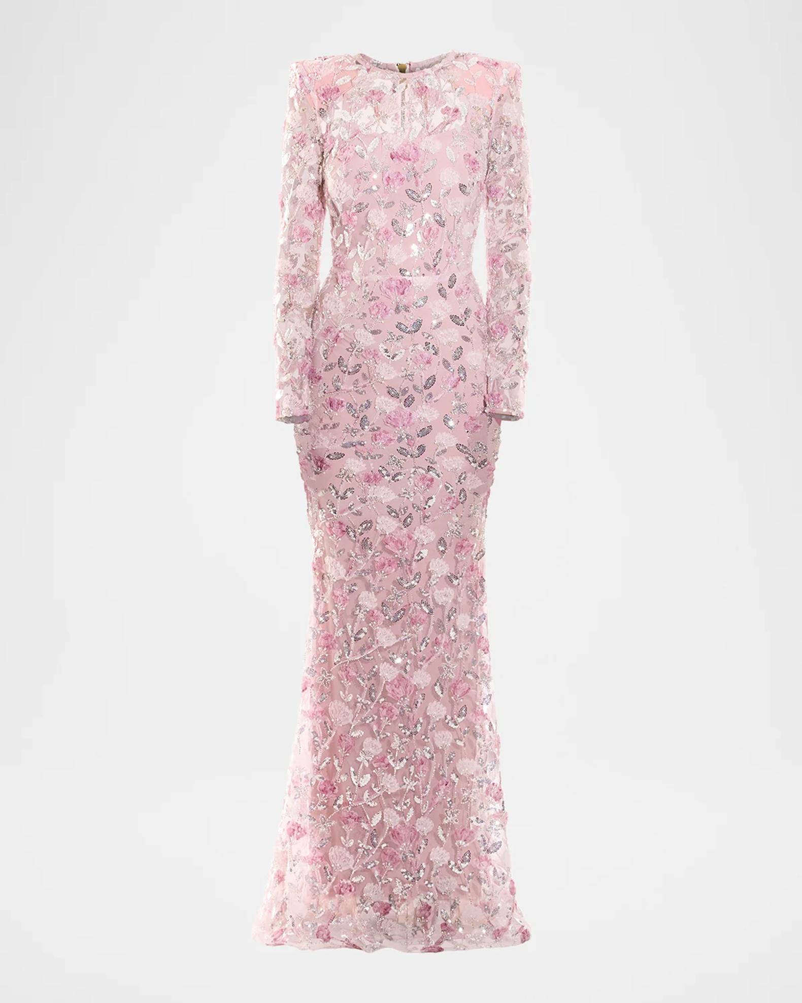 ZHIVAGO The Death of Roses Embellished Gown | Neiman Marcus