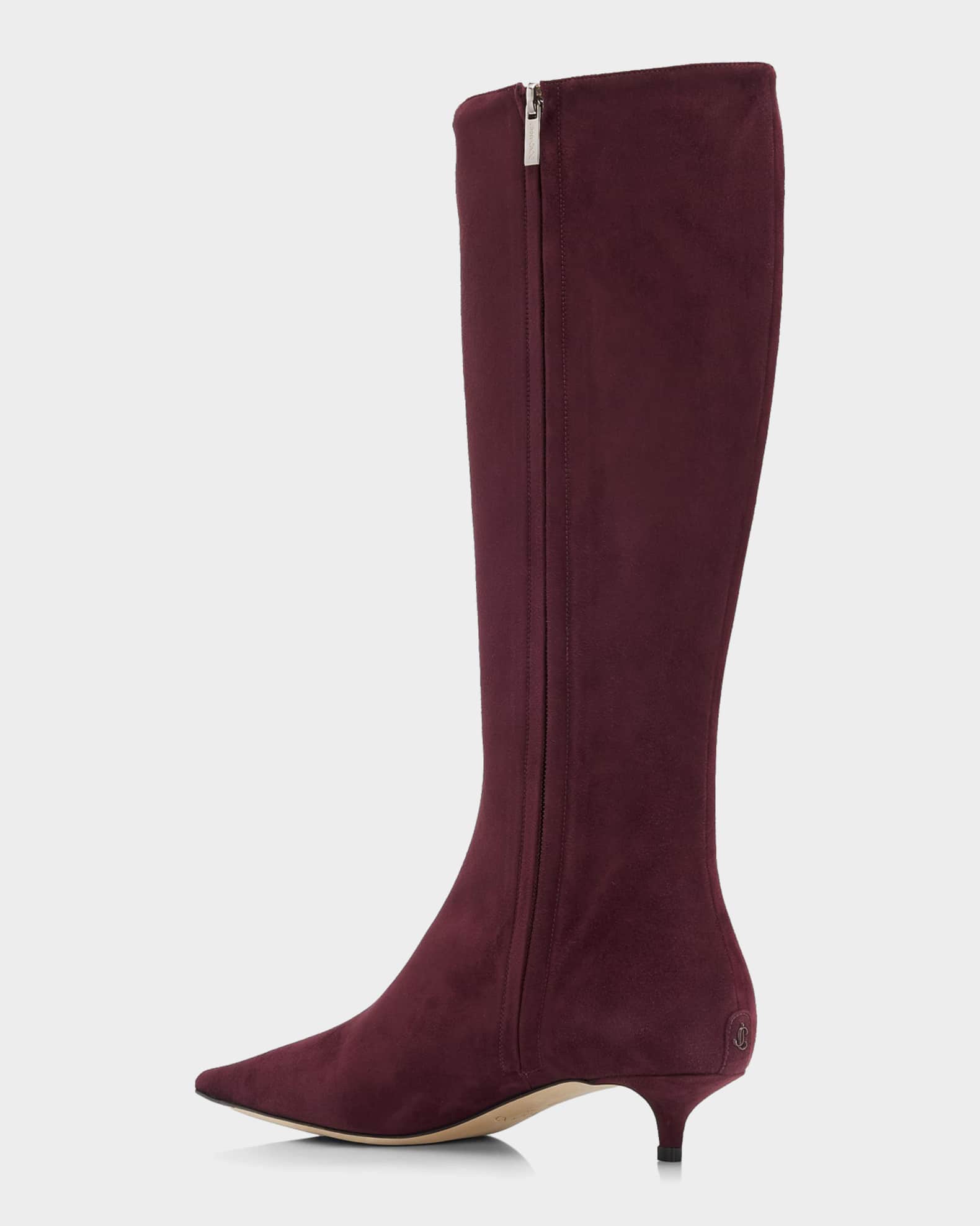 Jimmy Choo Amis 35MM Suede Knee-High Boots | Neiman Marcus