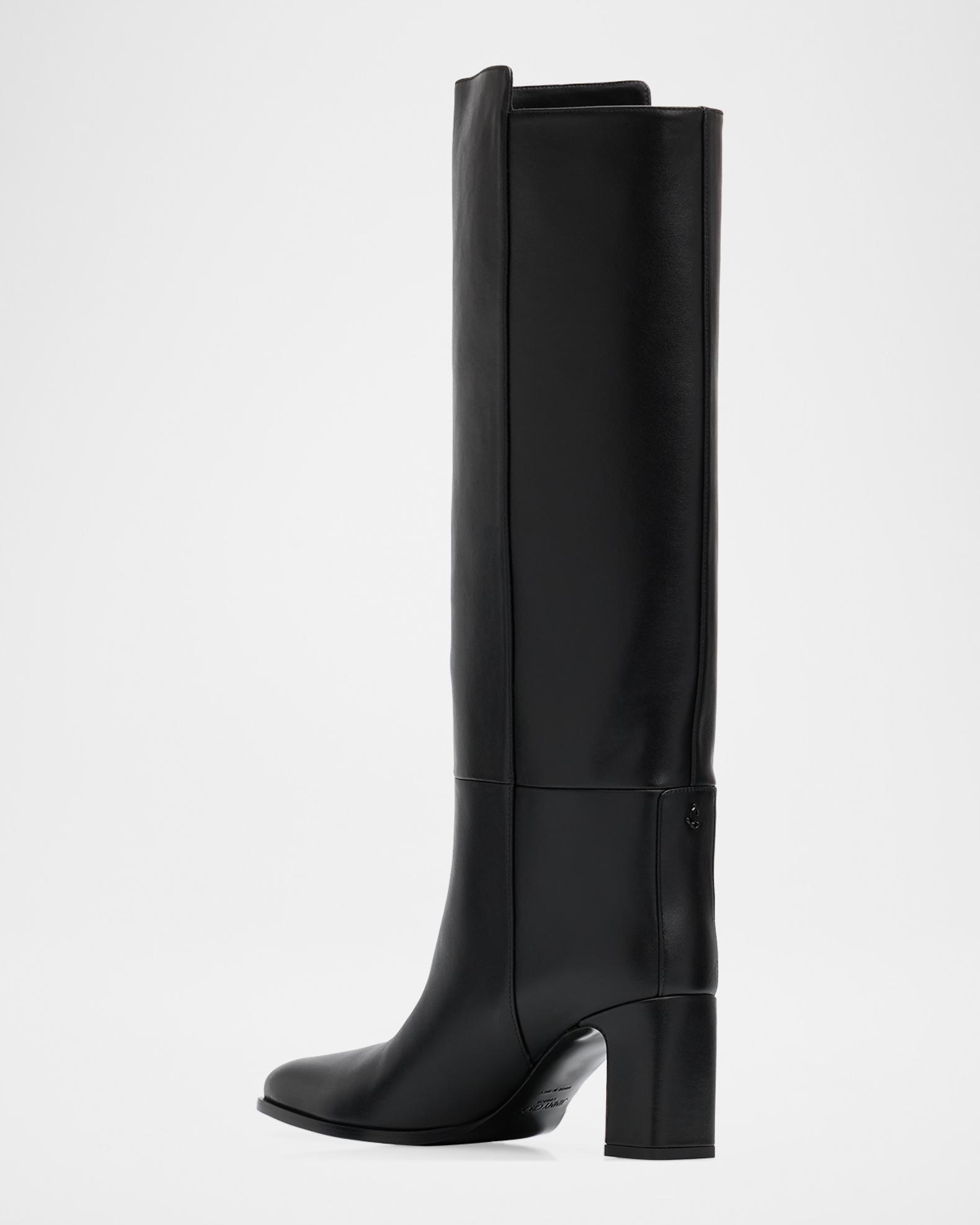 Jimmy Choo 65mm Caly Leather Knee-High Boots | Neiman Marcus