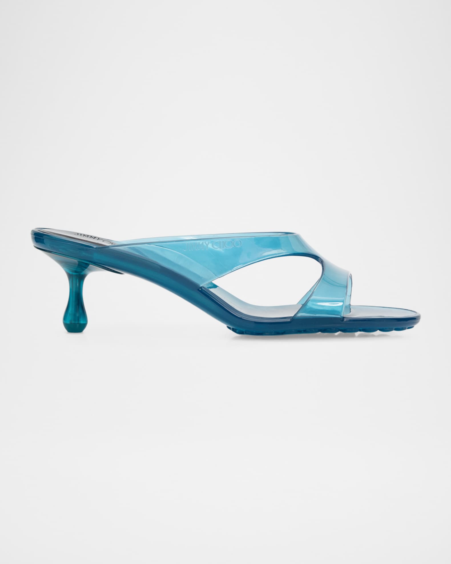 Jimmy Choo Jelly Drop 50mm TPU Sandals | Neiman Marcus
