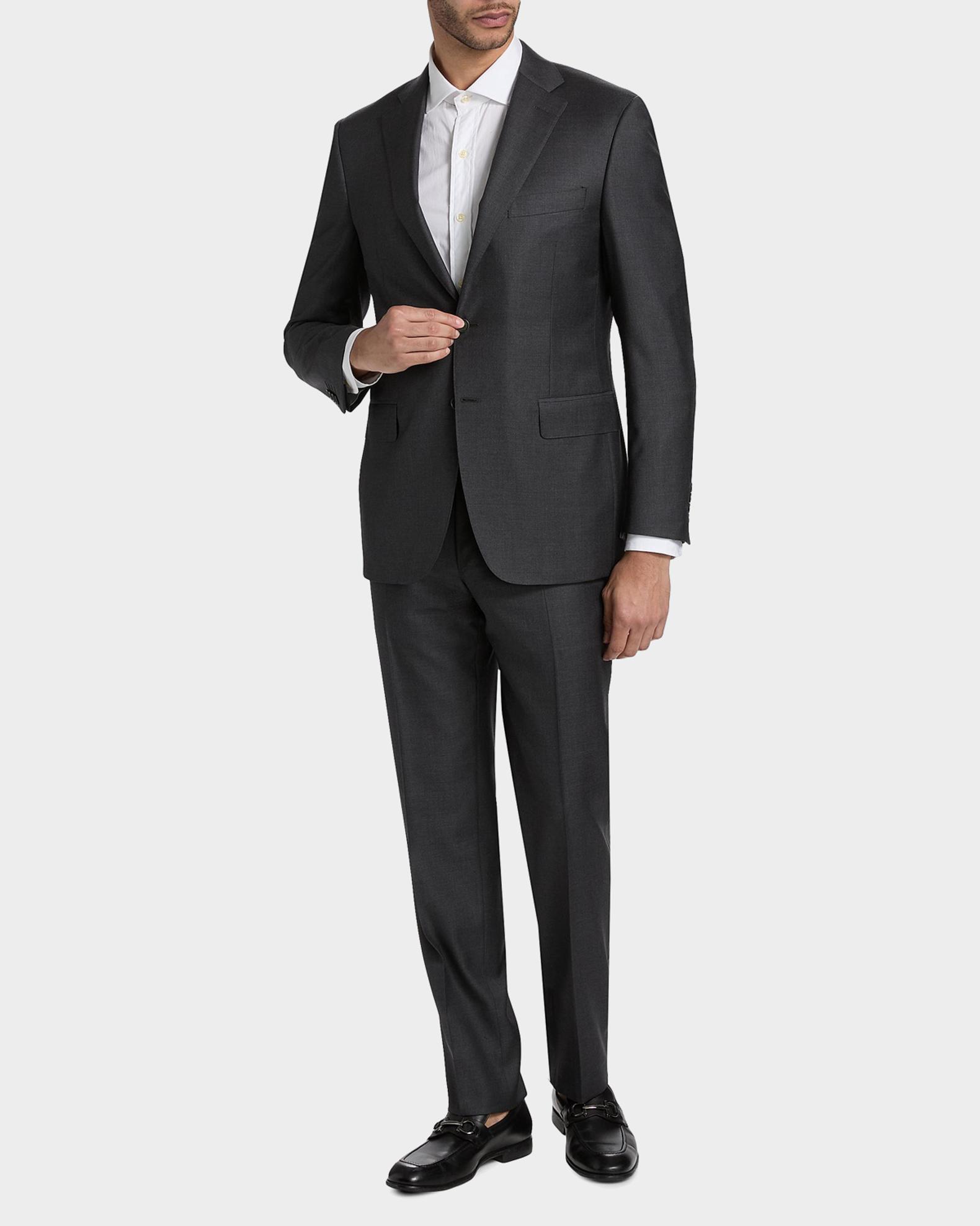 Canali Wool Single-Breasted Suit | Neiman Marcus