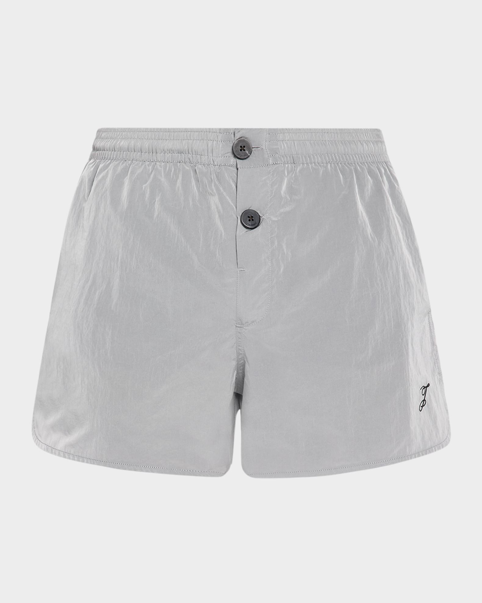 Jacquemus Men's Le Shorts Nylon Stretch Pull-On Shorts | Neiman Marcus