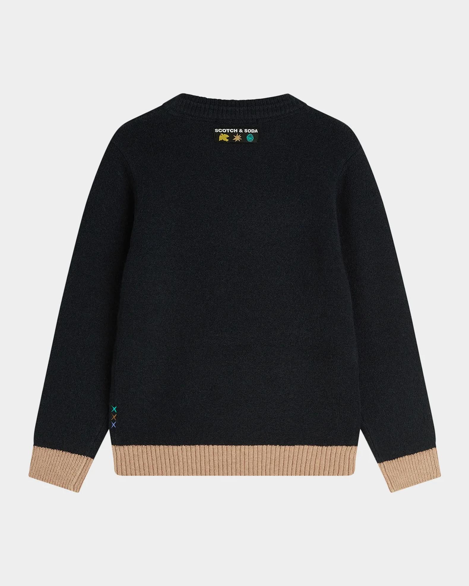 Scotch & Soda Boy's Contrast-Trim Crewneck Sweater, Size 4-14 | Neiman ...