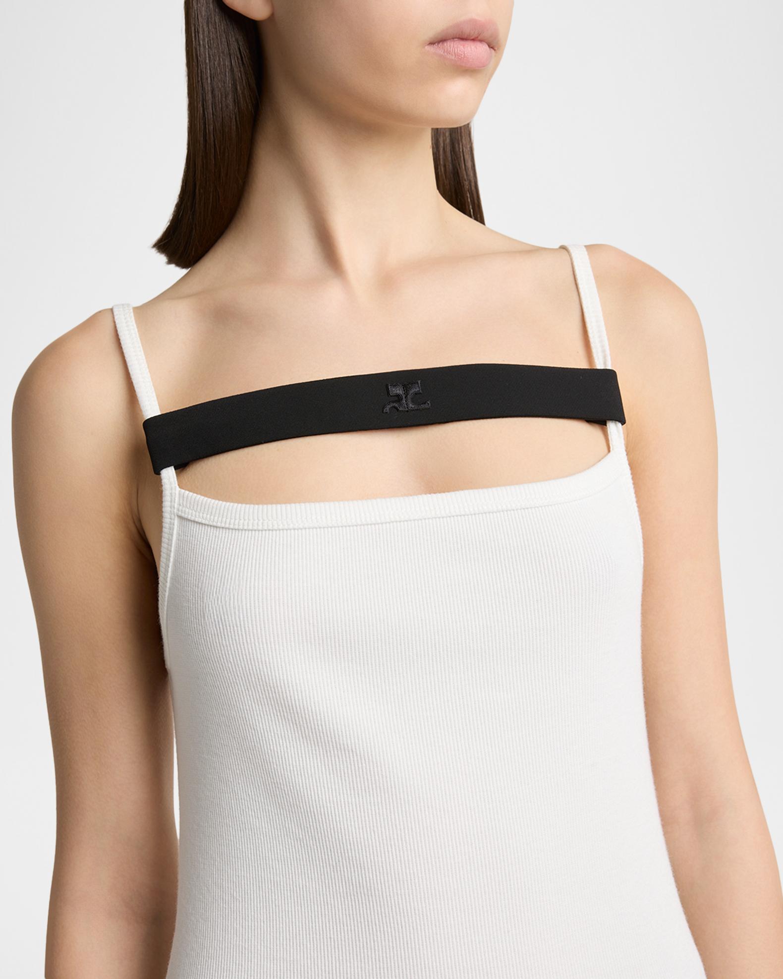 Courreges 90s Rib Strap Tank Top | Neiman Marcus