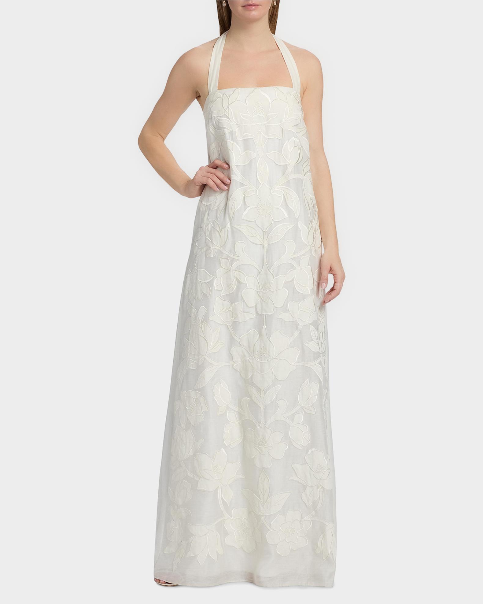 SACHIN BABI Amal Floral Lace A-Line Gown | Neiman Marcus