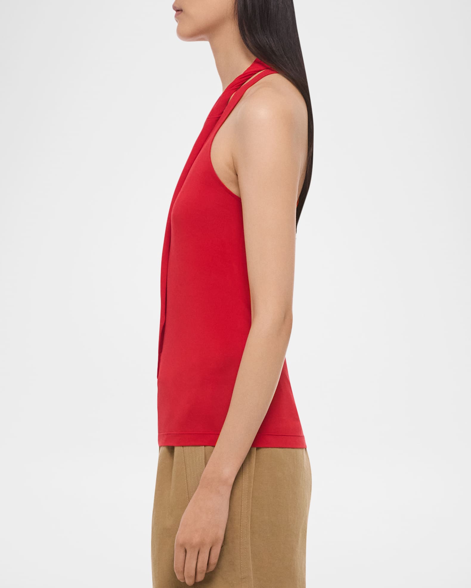 Helmut Lang Twisted Halter Tank Top | Neiman Marcus