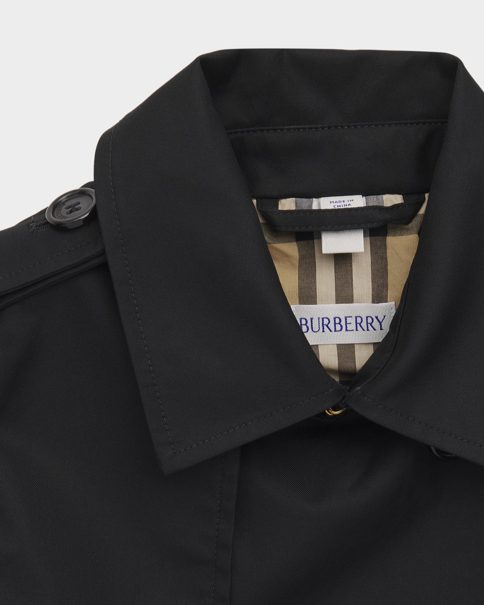 Burberry Girl's Rosie Cropped Gabardine Trench Coat, Size 4-14