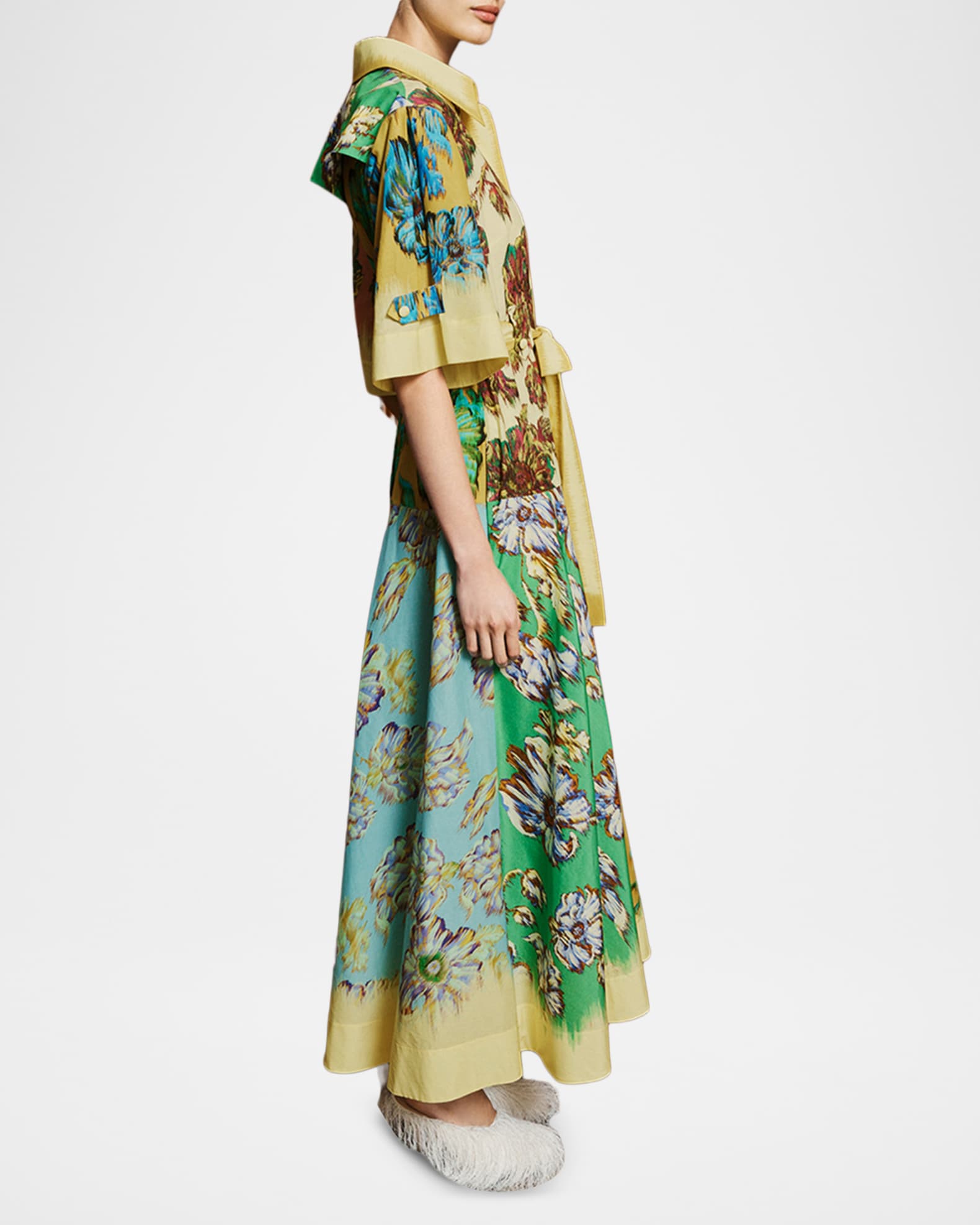 ALEMAIS Jerry Maxi Shirtdress | Neiman Marcus