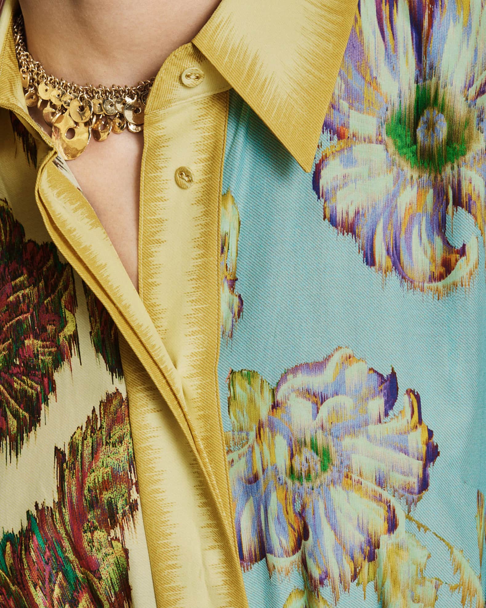 ALEMAIS Jerry Maxi Shirtdress | Neiman Marcus