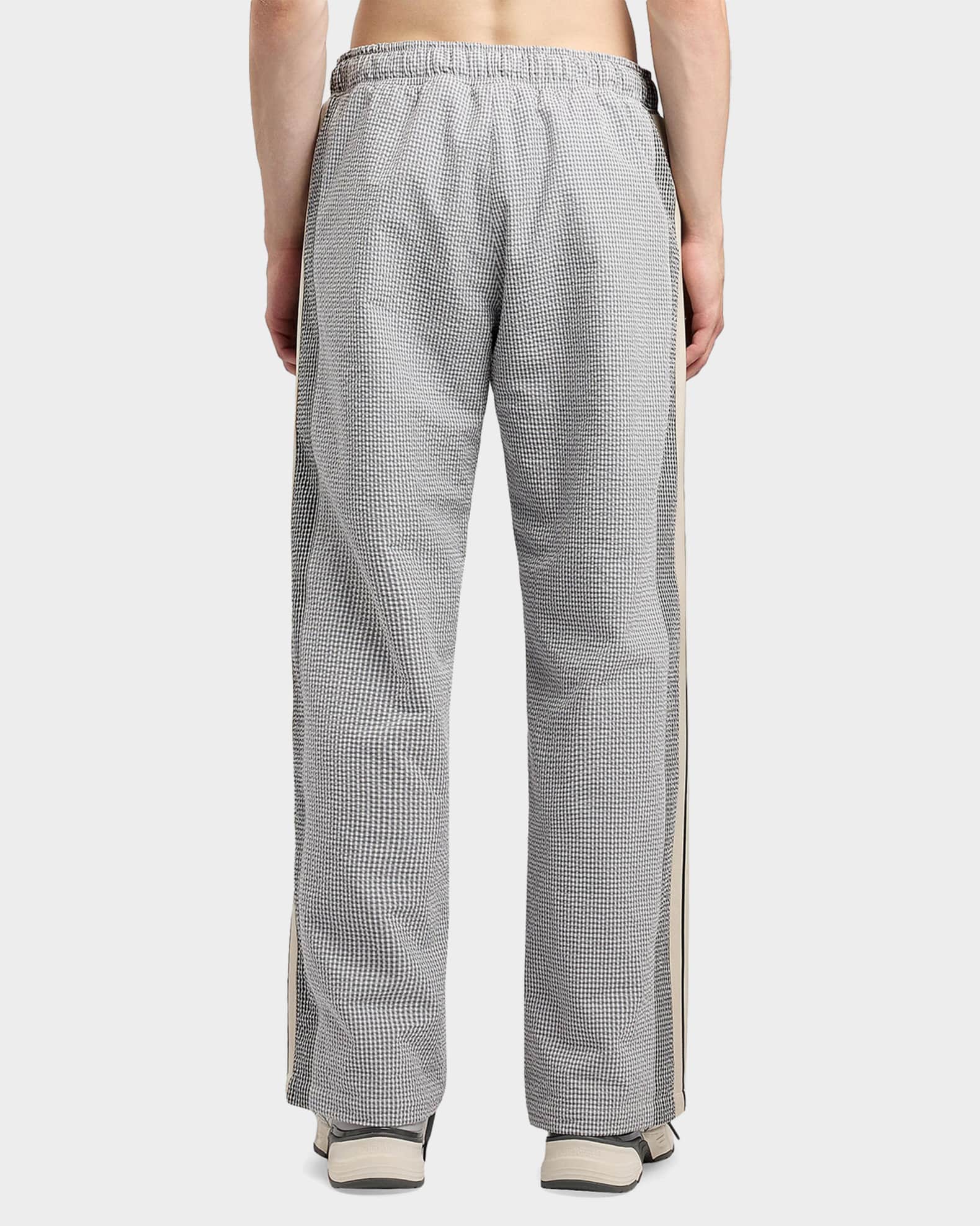 ウォーキング・ランニングウェア PALMANGELS Palm Angels Men's Classic Logo Gingham Seersucker Track Pants
