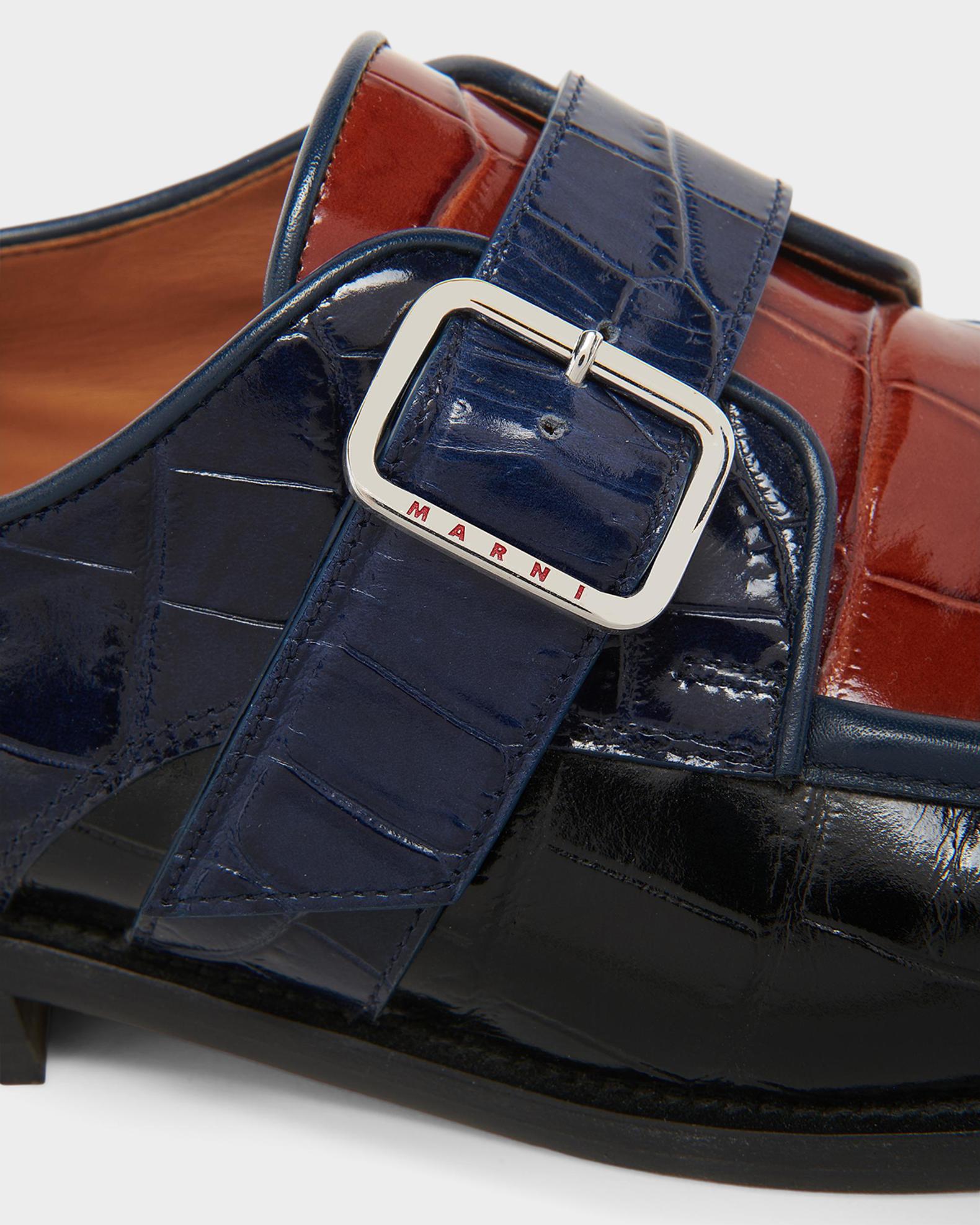 Marni Men's Crocodile-Embossed Leather Moccasins | Neiman Marcus