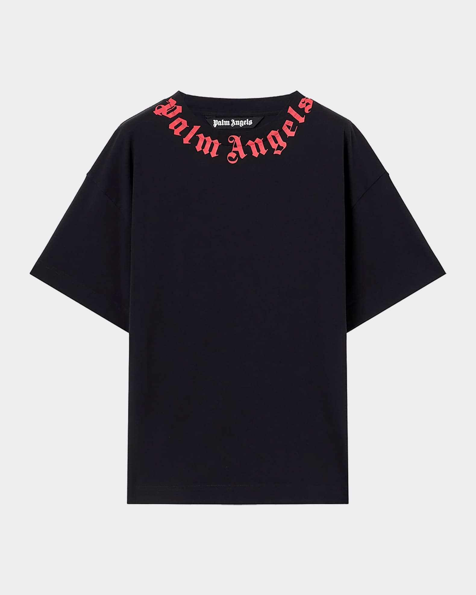 トップス PALM ANGELS Graphic Prined Crewneck L Palm Angels Men's Neck-Logo Crewneck T-Shirt | Neiman Marcus