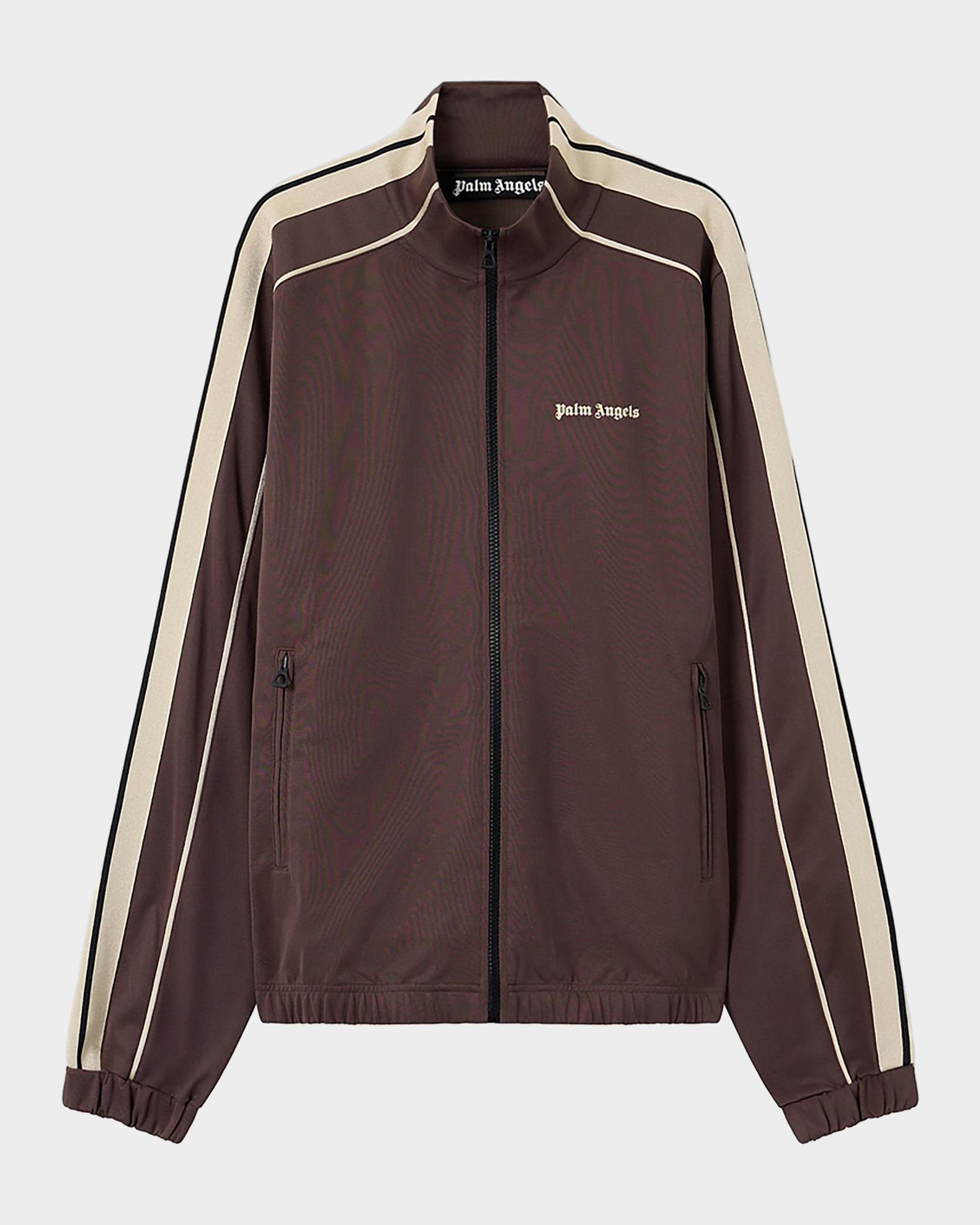 Palm Angels フード付きミリタリージャケット Palm Angels Men's Logo Striped Zip-Front Jacket | Neiman Marcus