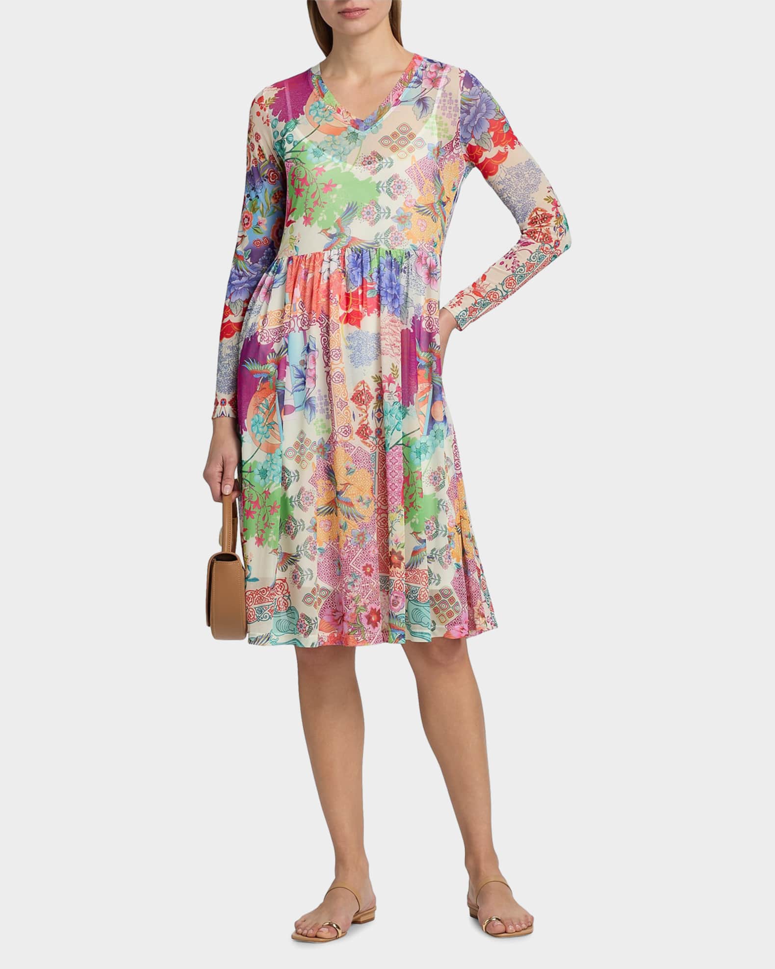 long sleeve dress with ruffles Room To Bloom Terracotta Multi Floral Print Ruffle Maxi Dress