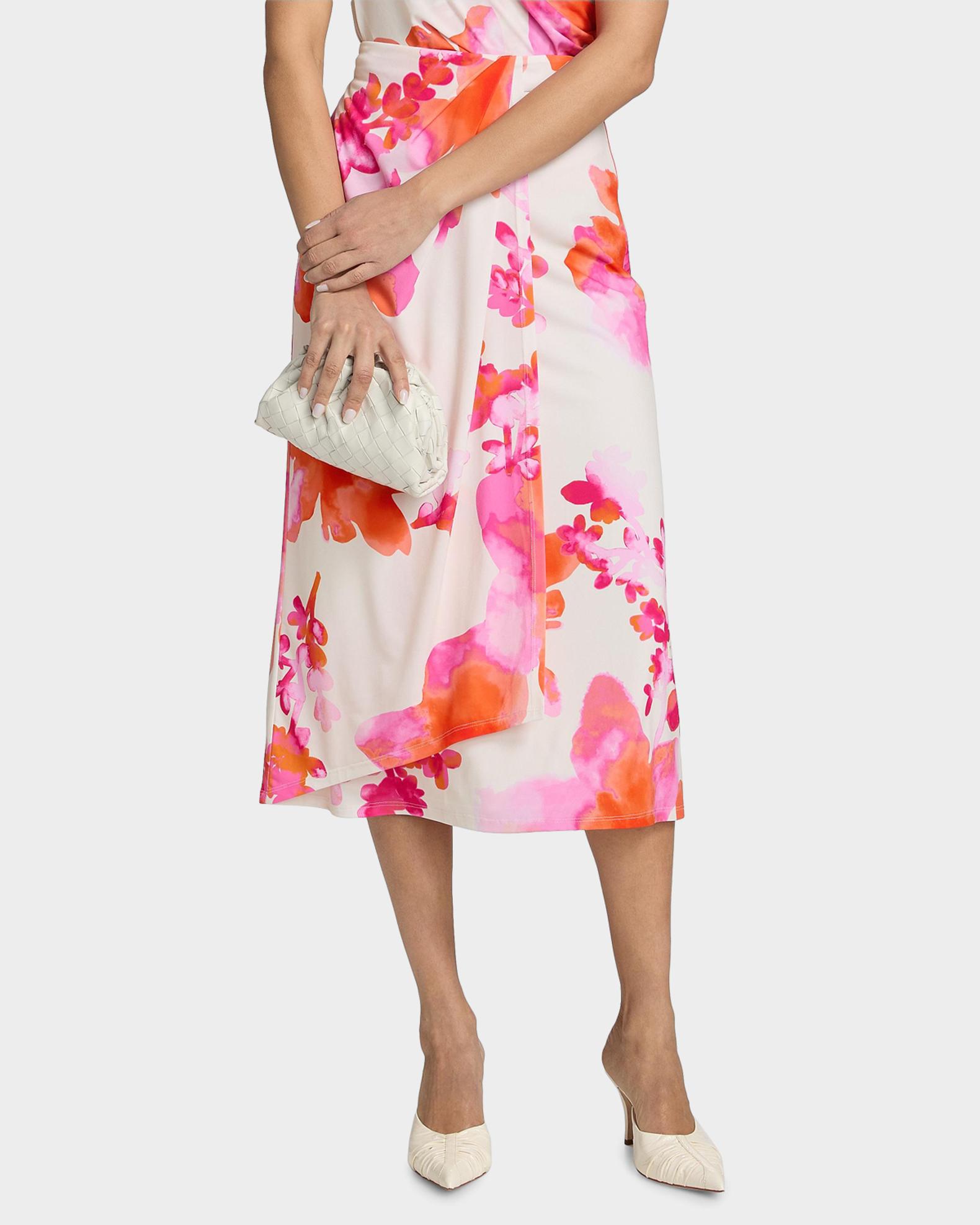 Ramy Brook Brielle Floral Midi-Skirt | Neiman Marcus
