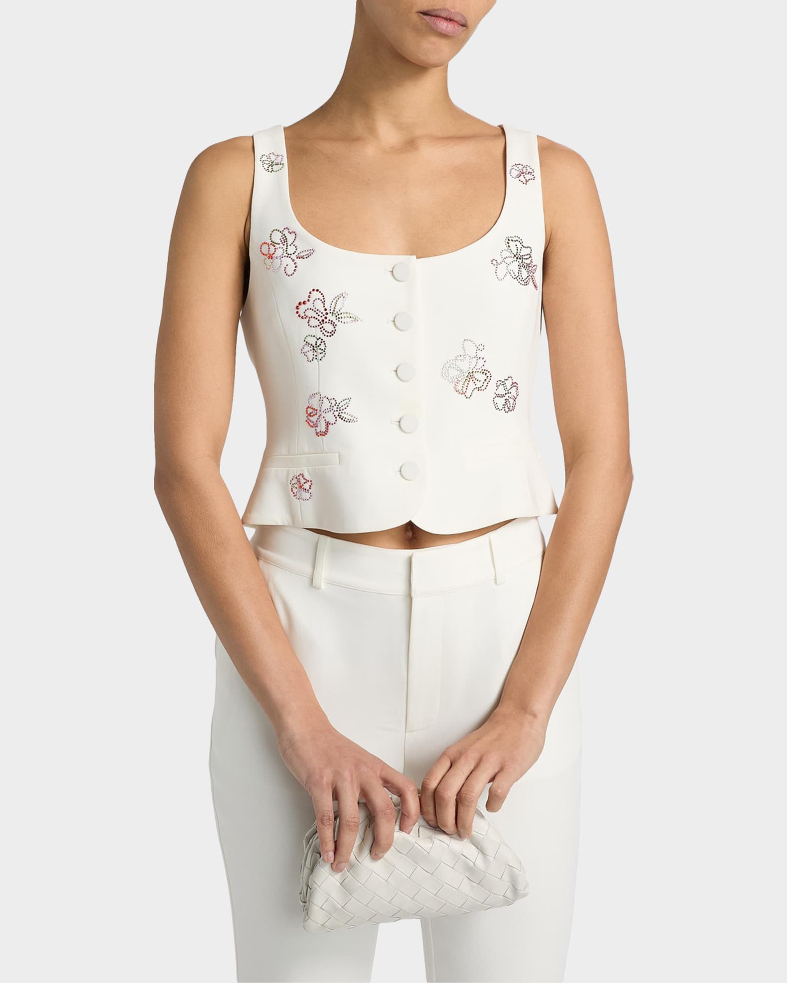Cinq a Sept Rowena Blooming Linework Top | Neiman Marcus